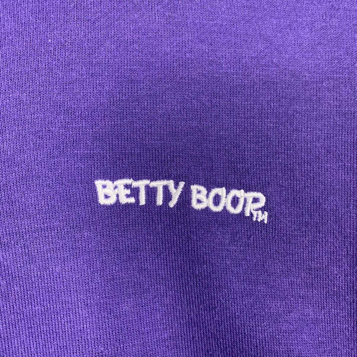 Japanese Brand Denifits x Betty Boop Crewneck Purple Sweatshirt Size US L / EU 52-54 / 3 - 10 Thumbnail