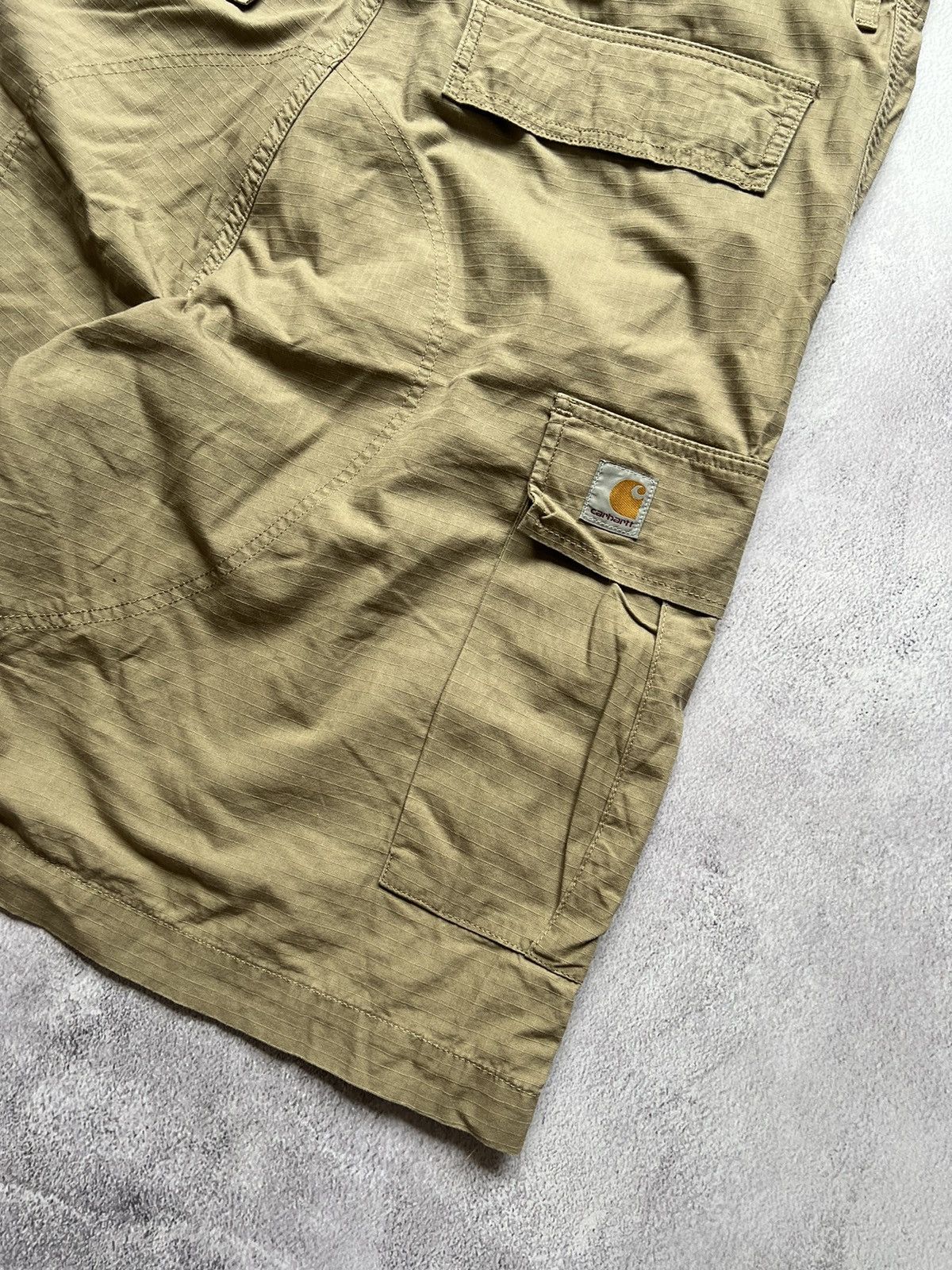 Carhartt Wip × Vintage Vintage CARHARTT Cargo Shorts — W36 Size US 36 / EU 52 - 5 Thumbnail