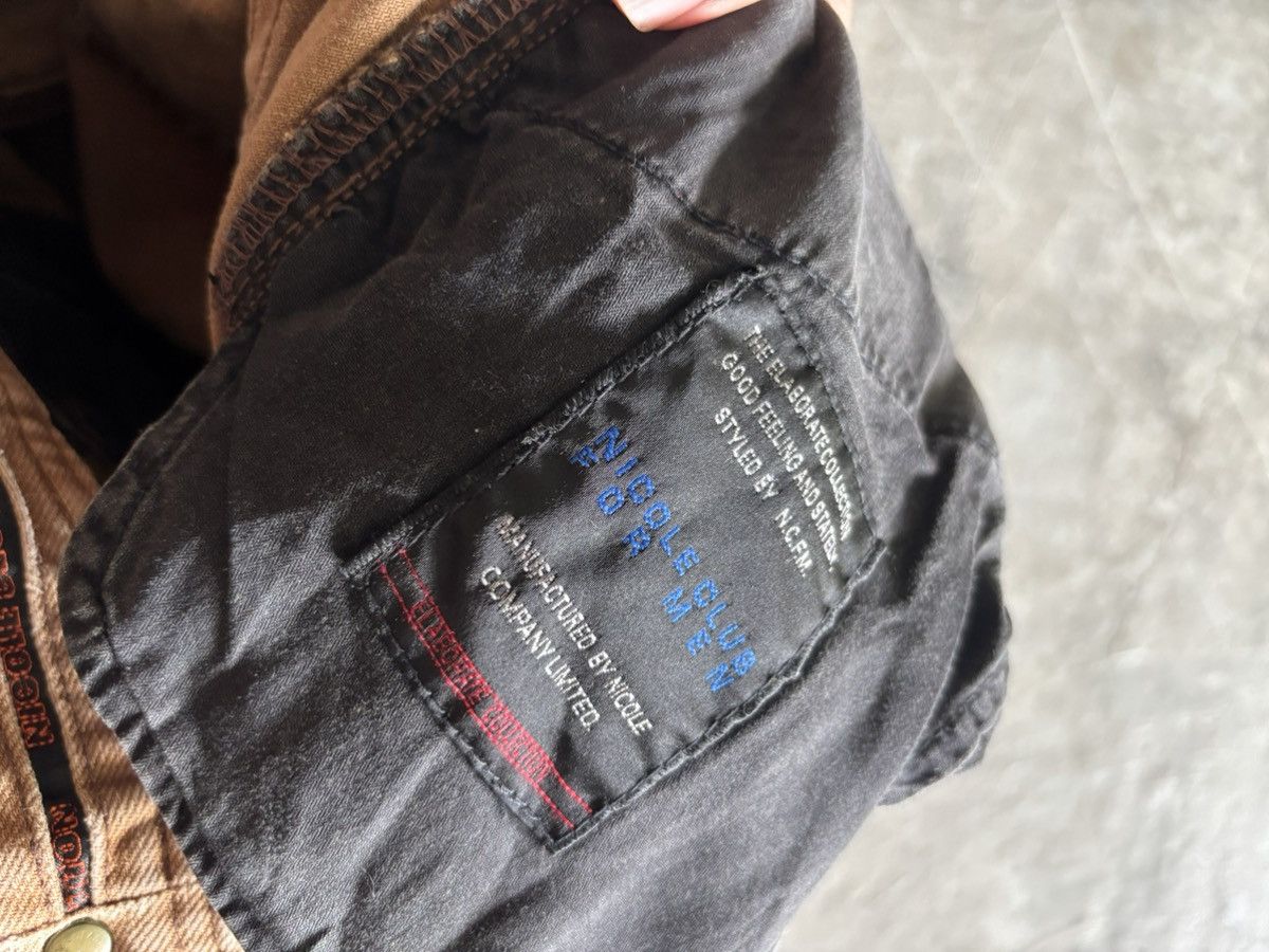 Japanese Brand nicole club for men washed faded khakis brown japanese punk Size US 32 / EU 48 - 8 Thumbnail