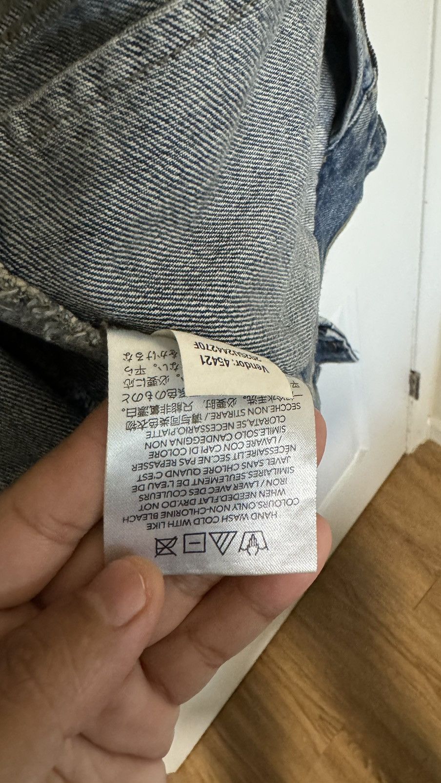Fear of God Essentials Denim Jacket Size US XS / EU 42 / 0 - 3 Thumbnail