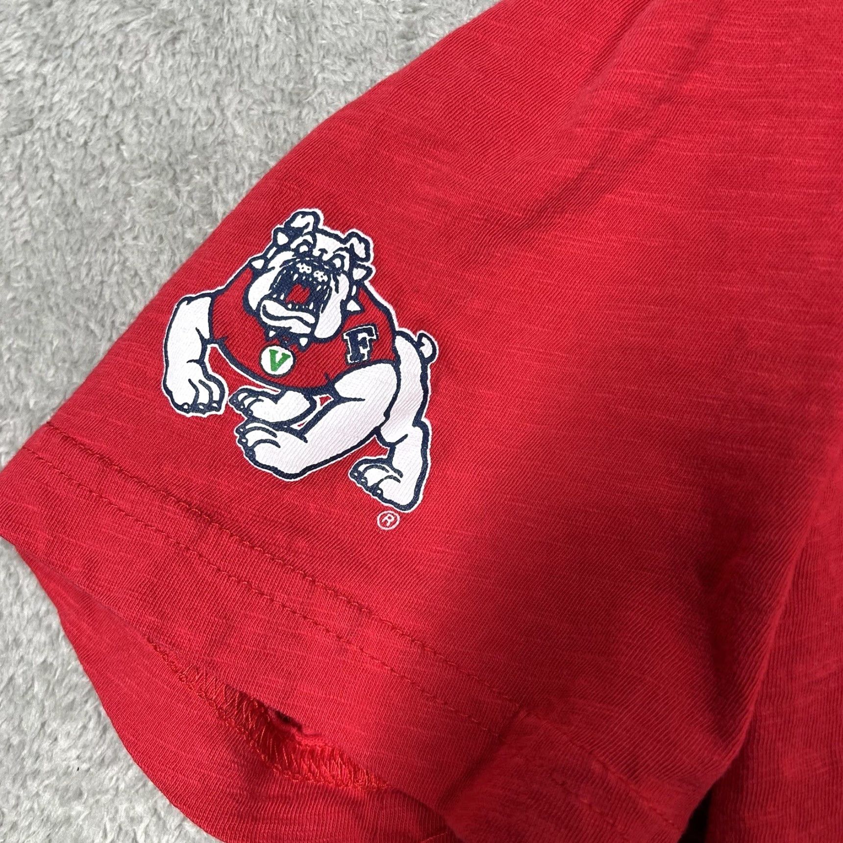 Champion Champion Fresno State Bulldogs Mens Medium T-Shirt Red Short Sleeve Shirt Size US M / EU 48-50 / 2 - 7 Thumbnail