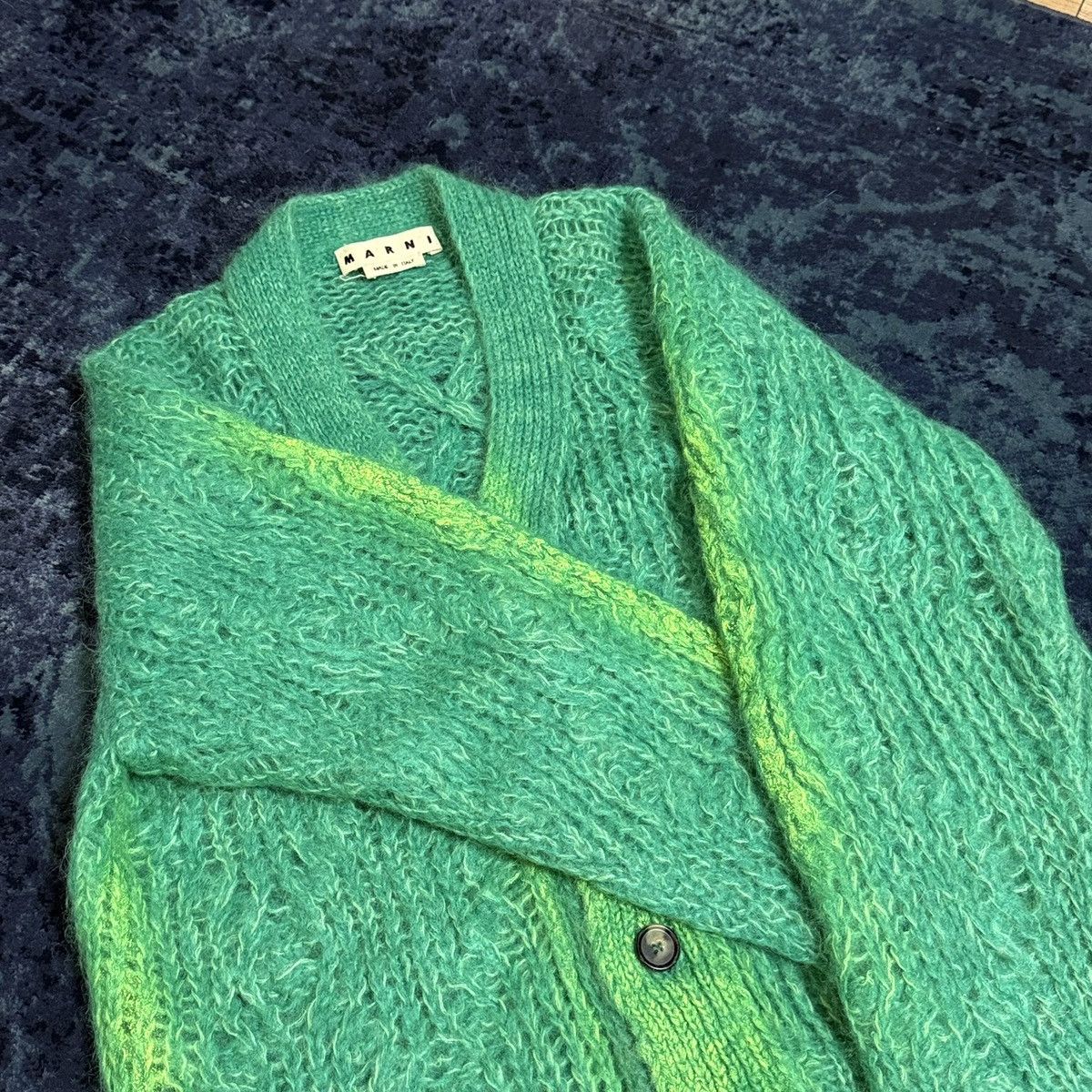 Marni Marni Mohair Spray Cardigan light green - Size 48 Size US M / EU 48-50 / 2 - 3 Thumbnail