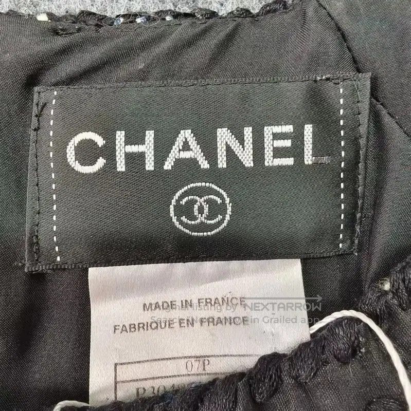 Chanel Chanel Short Sleeve Black Dress . Size S / US 4 / IT 40 - 5 Thumbnail