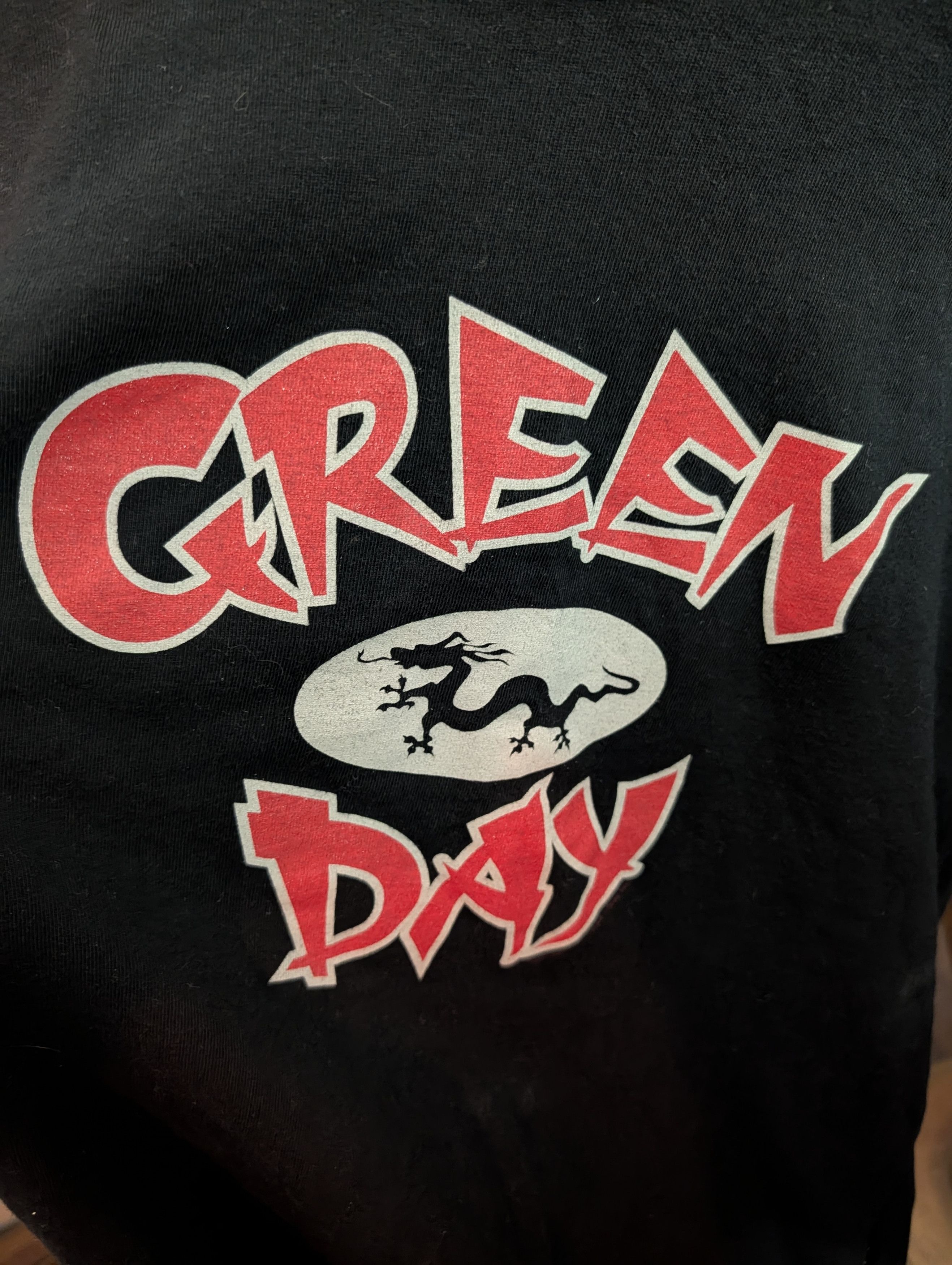 Band Tees GREEN DAY vtg 2002 Pop Disaster dragon logo black t-shirt Size US M / EU 48-50 / 2 - 2 Thumbnail