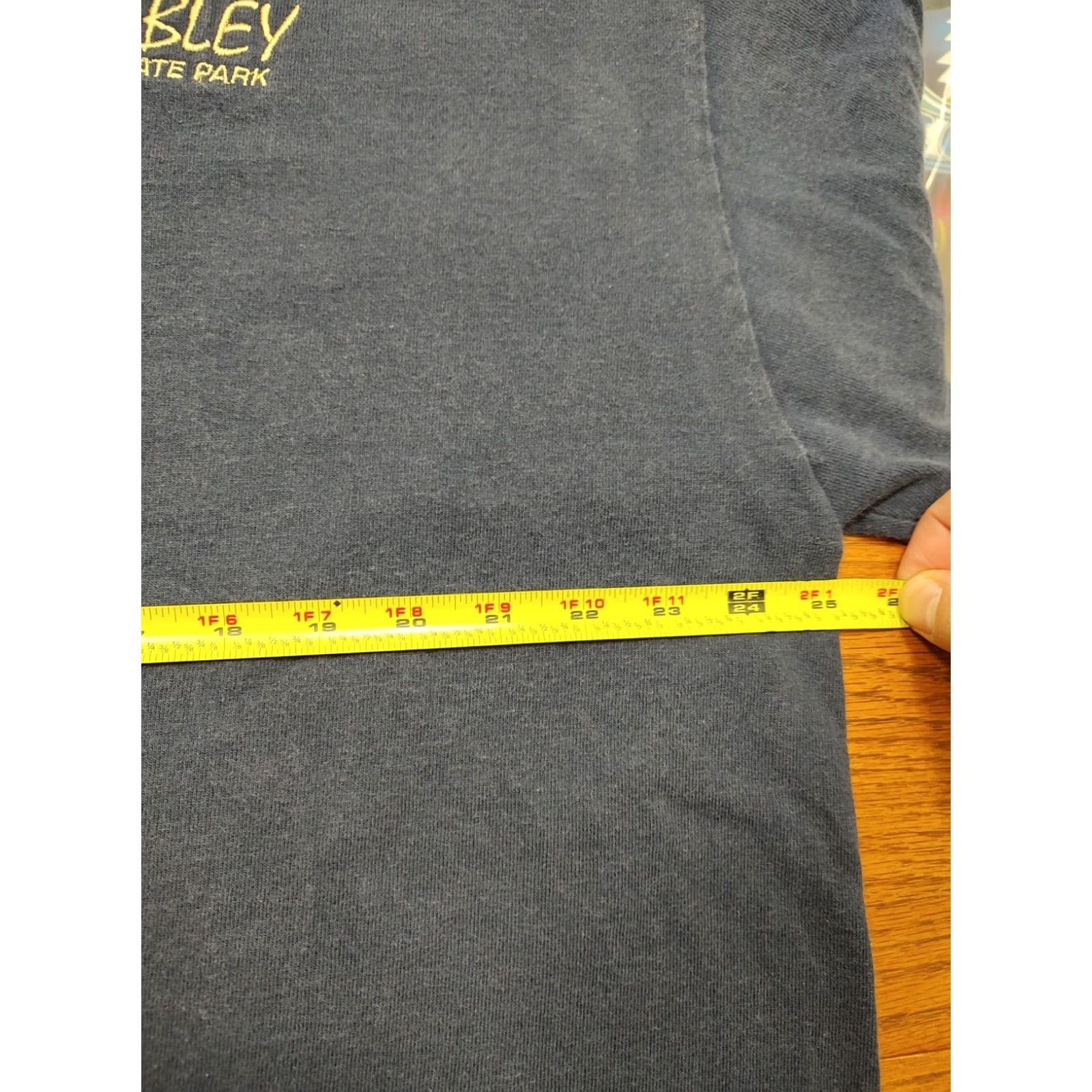 Vintage VINTAGE Cotton Deluxe Sibley State Park Shirt USA Mens 2XL Blue Henley Long Sleeve Single Stitch Shirt Size US XXL / EU 58 / 5 - 7 Thumbnail