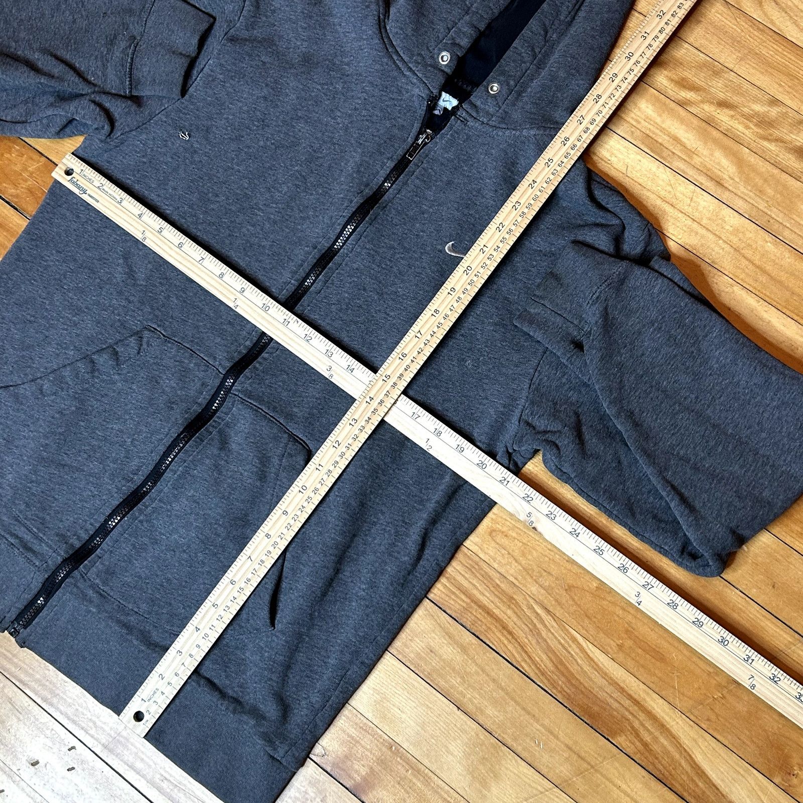 Nike Y2K Gray Nike Zip-Up Hoodie Large Size US L / EU 52-54 / 3 - 4 Thumbnail