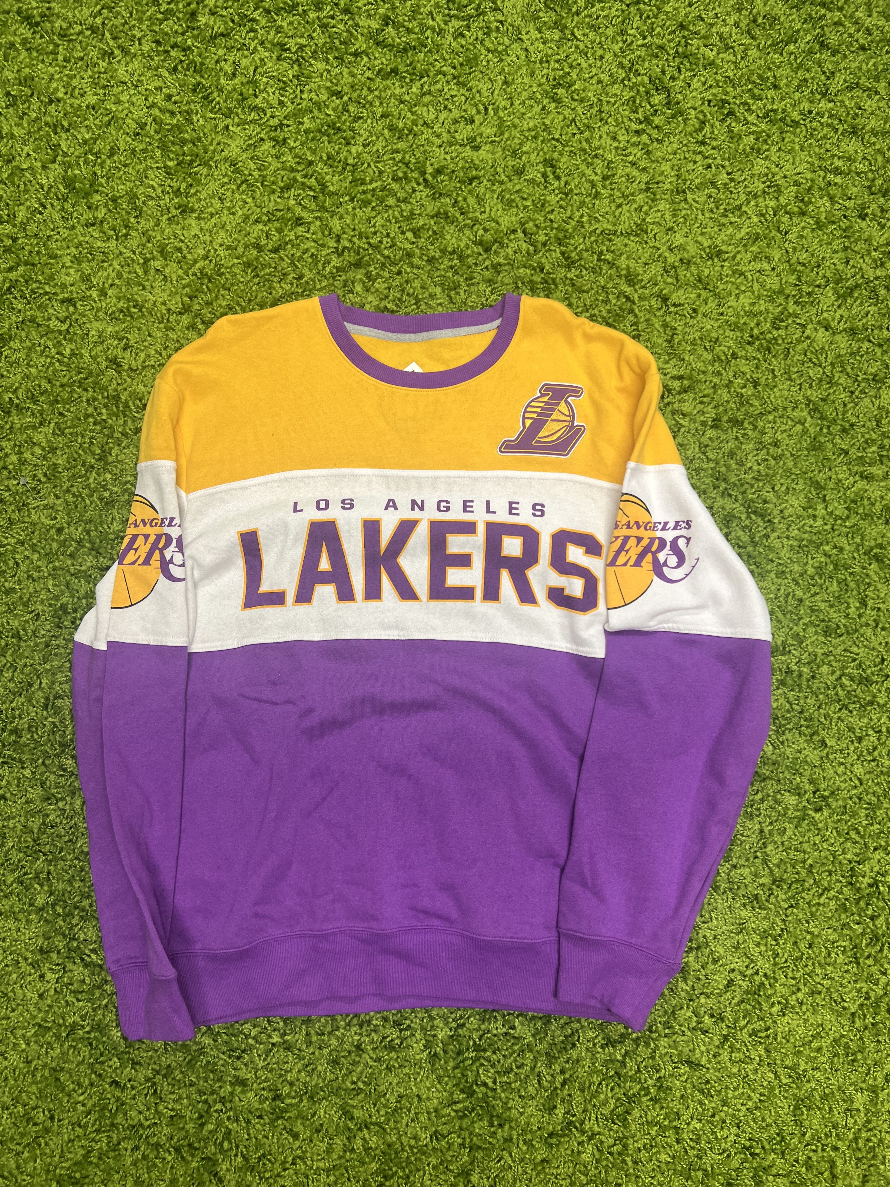 G-III × NBA × Vintage Lakers 3 Four GIII Sports Sweater Crewneck Size US XXL / EU 58 / 5 - 1 Thumbnail