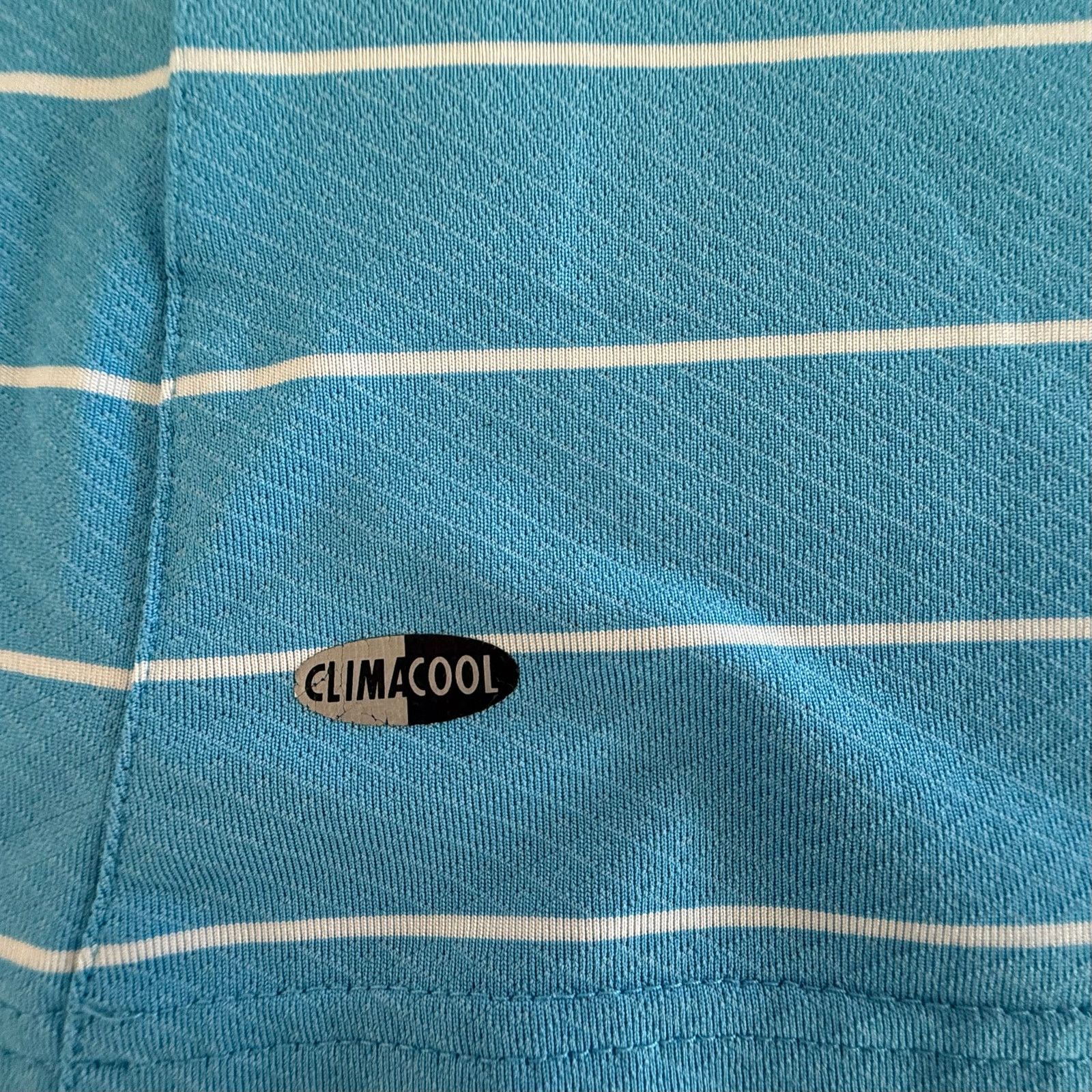Adidas Adidas Golf Women's L Climacool Blue & White 1/4 Zip Shirt Size L / US 10 / IT 46 - 6 Thumbnail