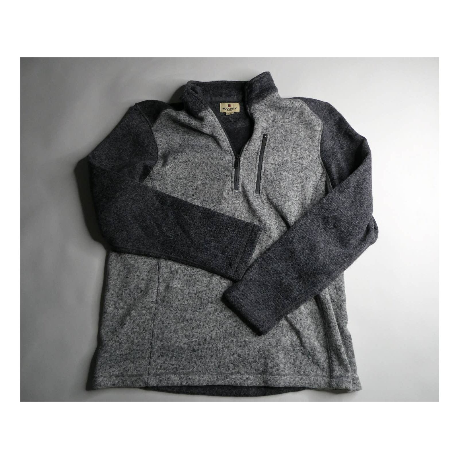Woolrich Woolen Mills Woolrich 1/4 zip fleece sweater, heather gray, XL Size US XL / EU 56 / 4 - 1 Thumbnail