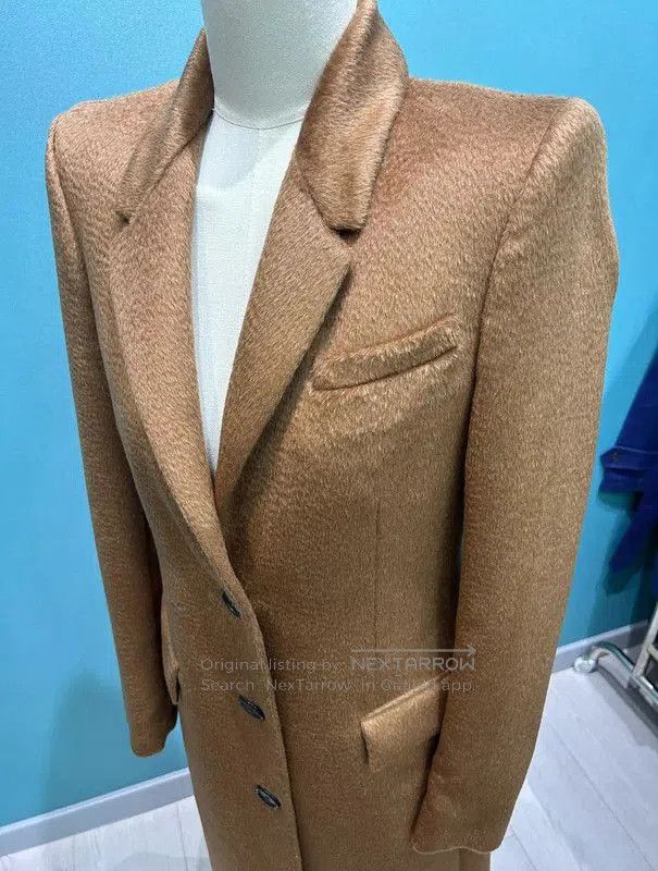 Burberry Burberry Brown Cashmere Long Coat for Women. Size L / US 10 / IT 46 - 3 Thumbnail