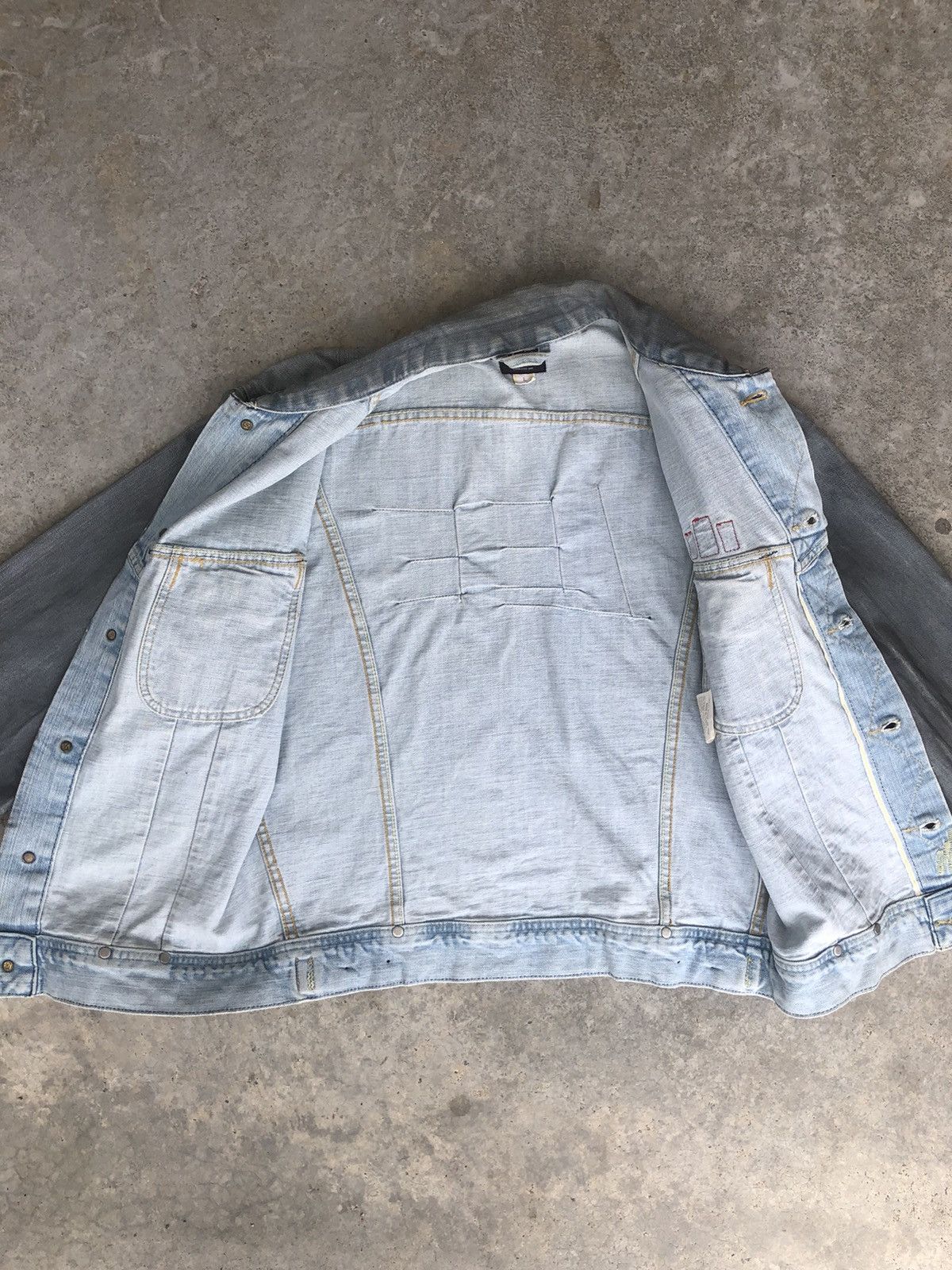 Lee Lee 101J Waxed Denim Jacket Distressed Jeans Size US L / EU 52-54 / 3 - 6 Thumbnail