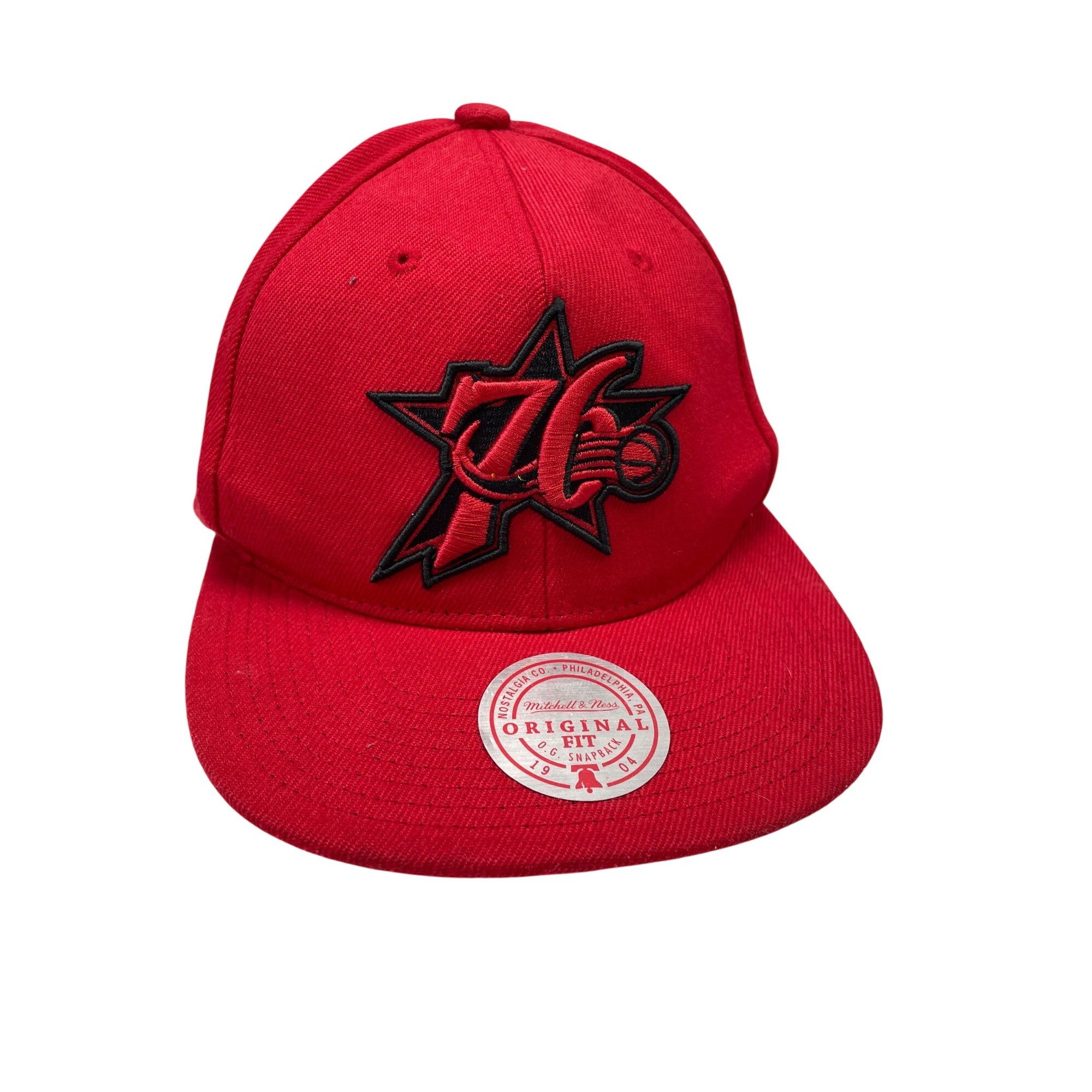 Mitchell & Ness Mitchell Ness Philadelphia 76ers Original Fit Red Snapback H Size ONE SIZE - 1 Thumbnail