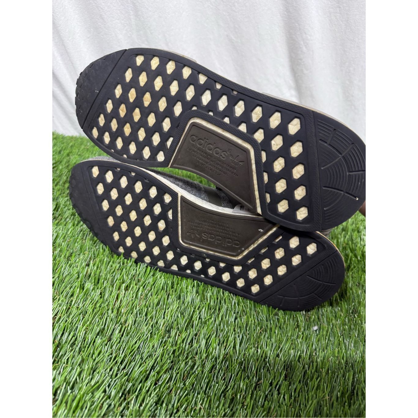 Adidas Size 10 - adidas NMD_R1 Charcoal Wool running athletic sneak Size US 10 / EU 43 - 4 Thumbnail