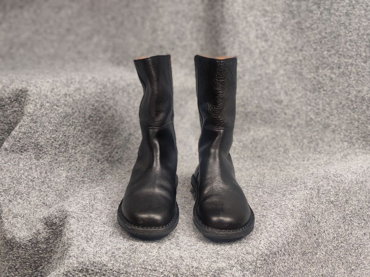 Trippen Trippen Design Black Leather Zip Mid Boots Avant garde Shoes Size US 6 / IT 36 - 4 Thumbnail