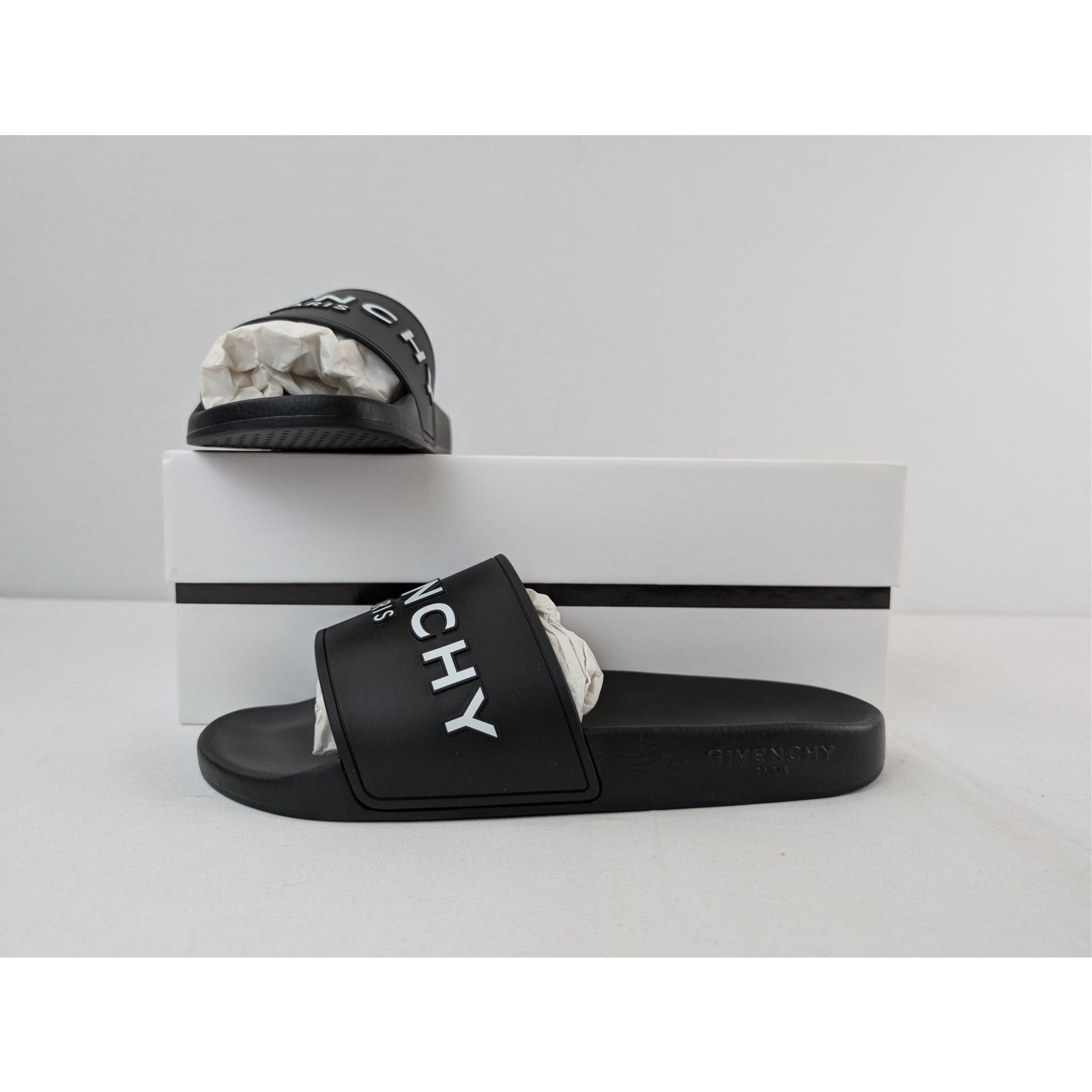 Givenchy o1rshd1 Slides Slippers Sandals in Black Size US 9 / EU 42 - 21 Thumbnail