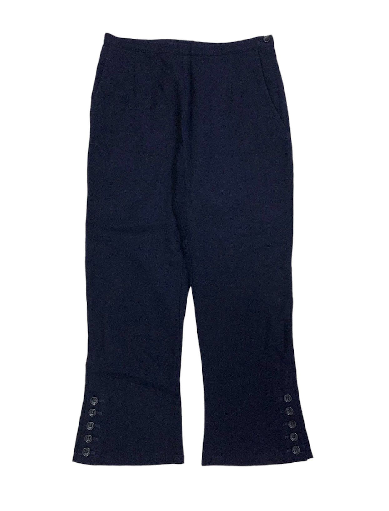 Comme des Garcons 💥Vintage 90s Comme Des Garcons Tricot Dark Blue Pant Size 27" / US 4 / IT 40 - 1 Thumbnail