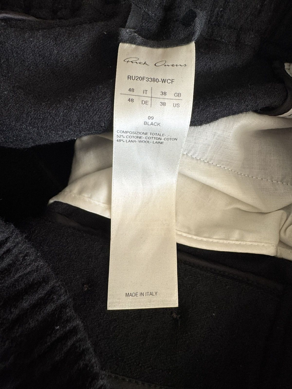 Rick Owens Performa F/W 20 - Wool Trouser Size US 32 / EU 48 - 5 Thumbnail