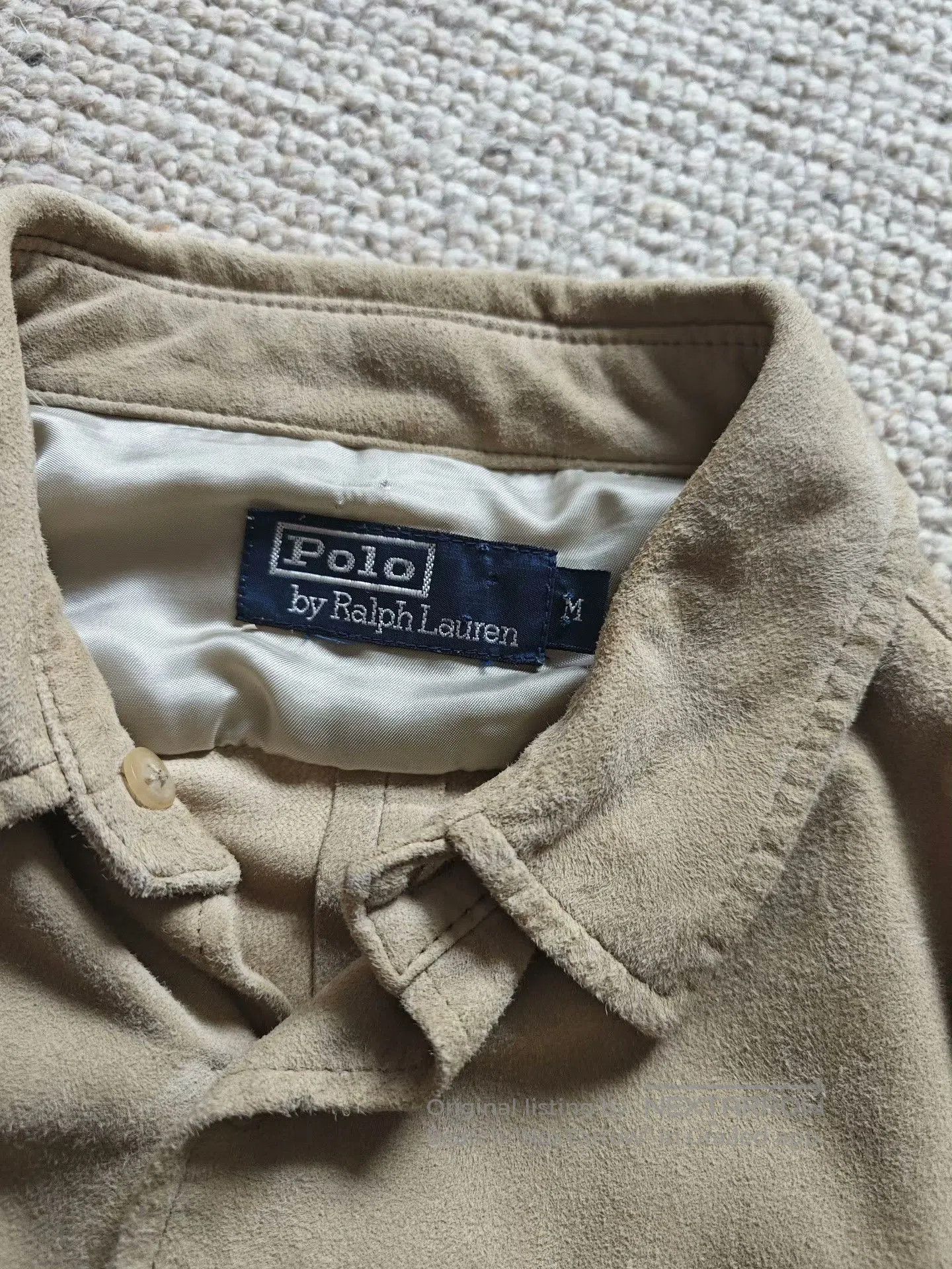 Polo Ralph Lauren Polo Ralph Lauren Suede Leather Shirt. Size US M / EU 48-50 / 2 - 6 Thumbnail