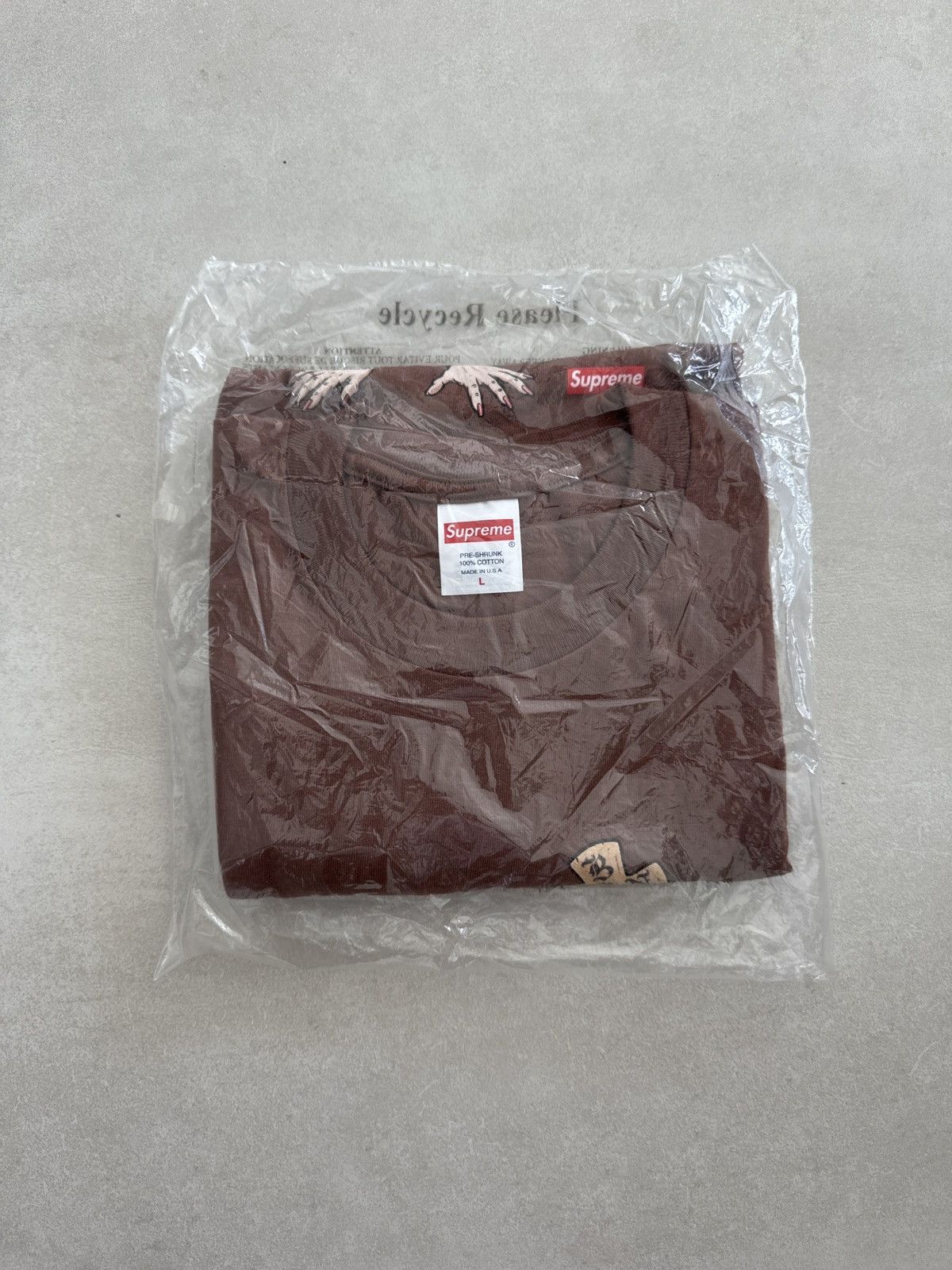 Supreme Nuns Tee Brown Large