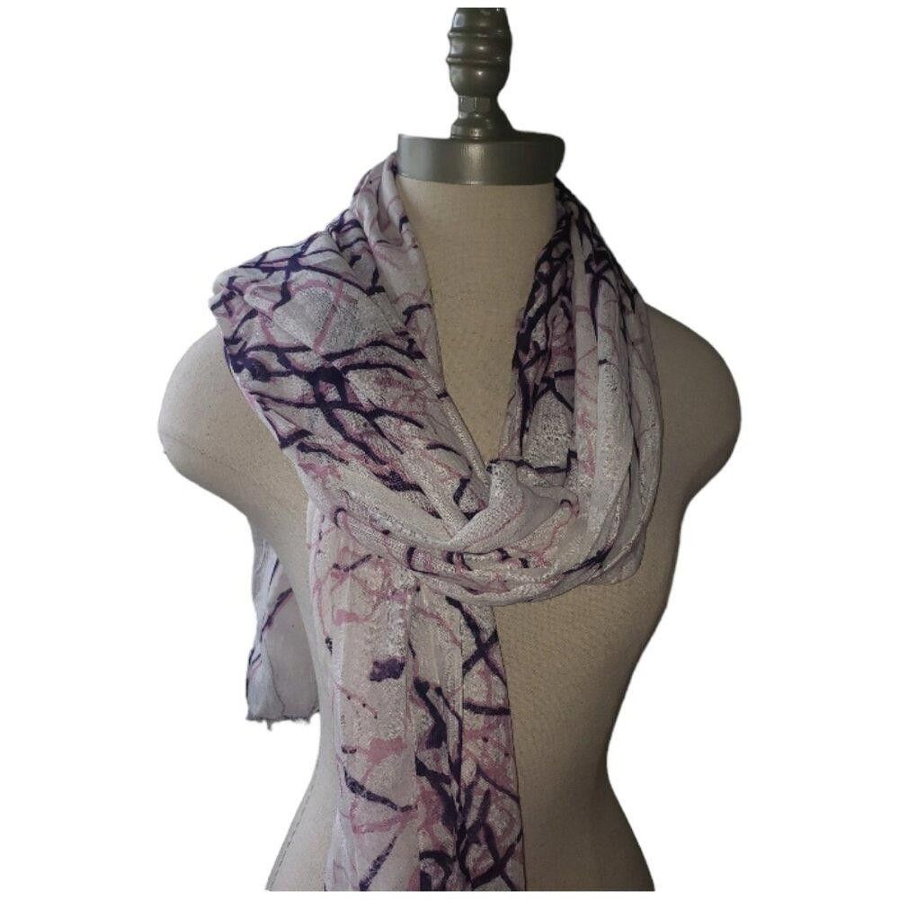 Other CT1590 Tilo Oversized White, Pink and Purple Wrap Size ONE SIZE - 3 Thumbnail