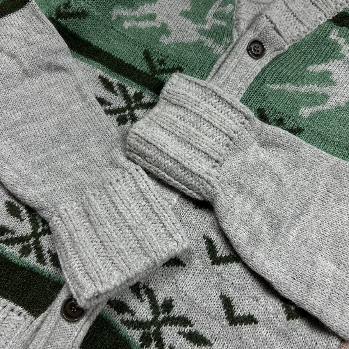 Diesel 00s Diesel Alpaca Wool Vintage Knit Button Up Sweater Size US L / EU 52-54 / 3 - 6 Thumbnail