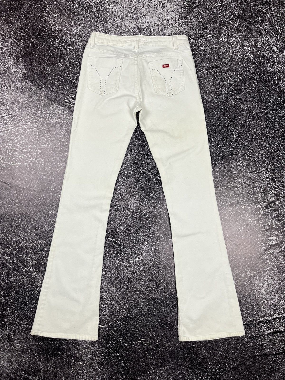 Miss Sixty Y2K Miss Sixty Flare Low Rise Denim Pants Made in Italy Size 28" / US 6 / IT 42 - 3 Thumbnail