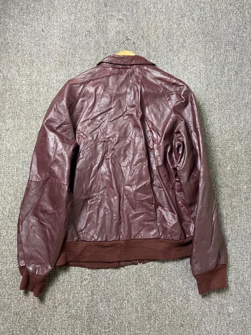 Japanese Brand ECHTES LEDER Bomber Style Leather Jacket (197) Size US XS / EU 42 / 0 - 2 Thumbnail