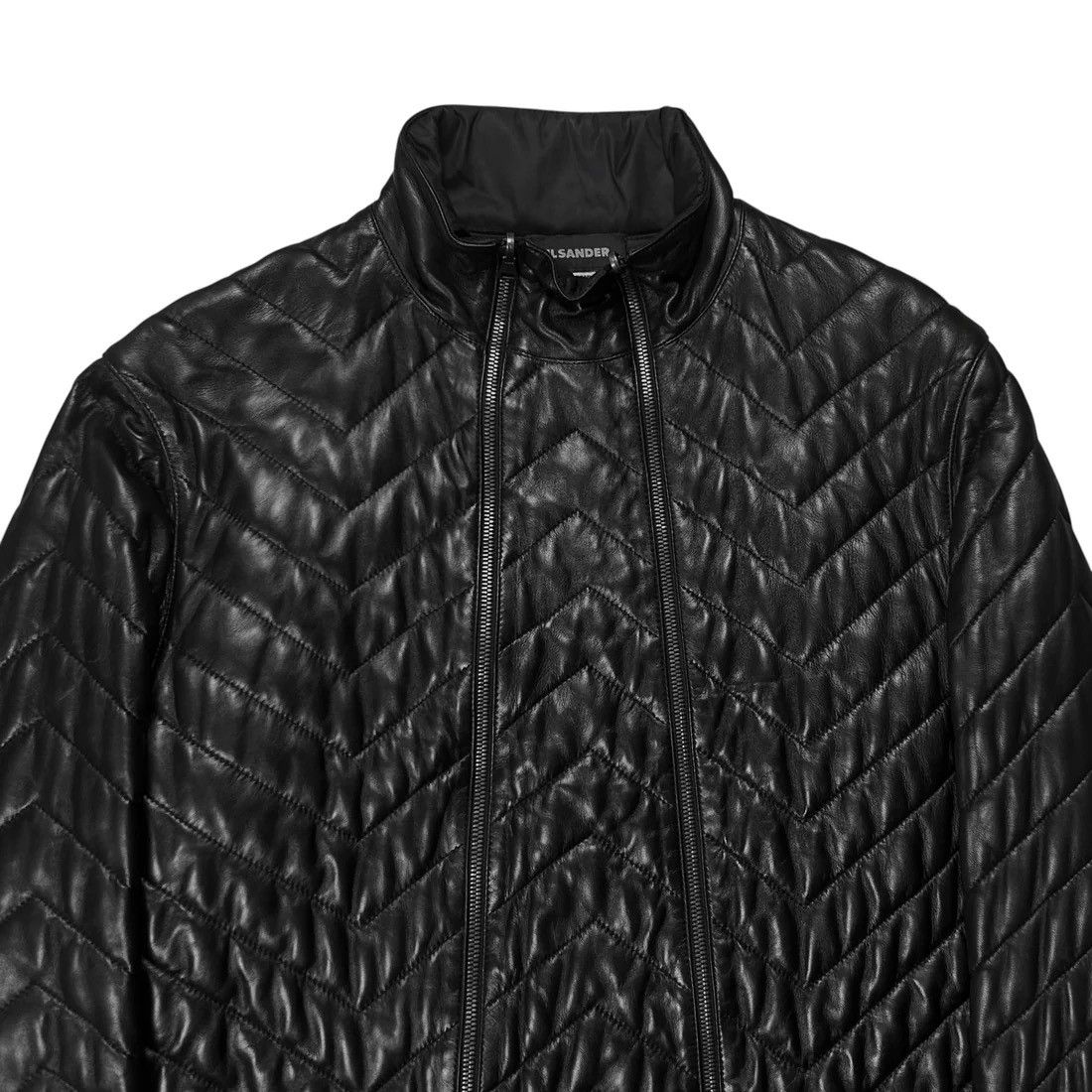 Jil Sander Jil Sander by Raf Simons Dual Zip Leather Jacket - AW07 Size US L / EU 52-54 / 3 - 4 Thumbnail