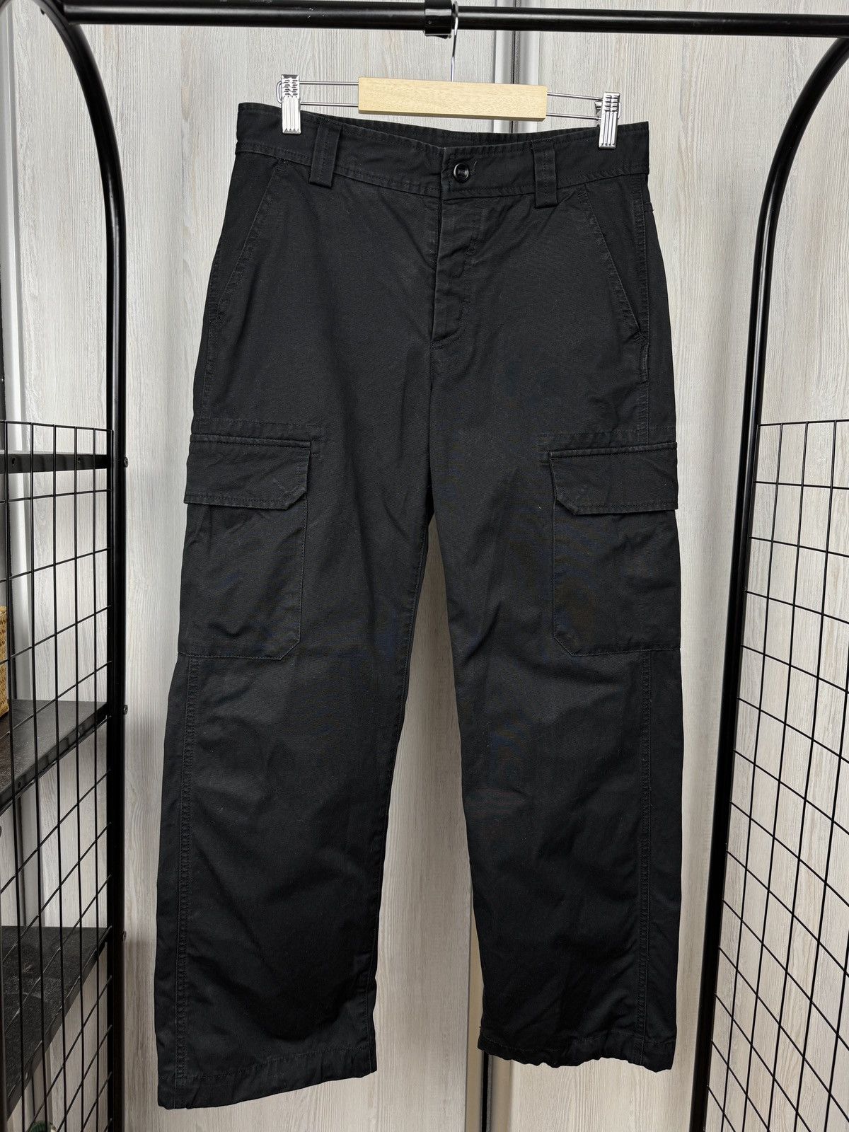 A.P.C. A.P.C x Jane B. Birkin Black cargo baggy pants Size 26" / US 2 / IT 38 - 1 Thumbnail