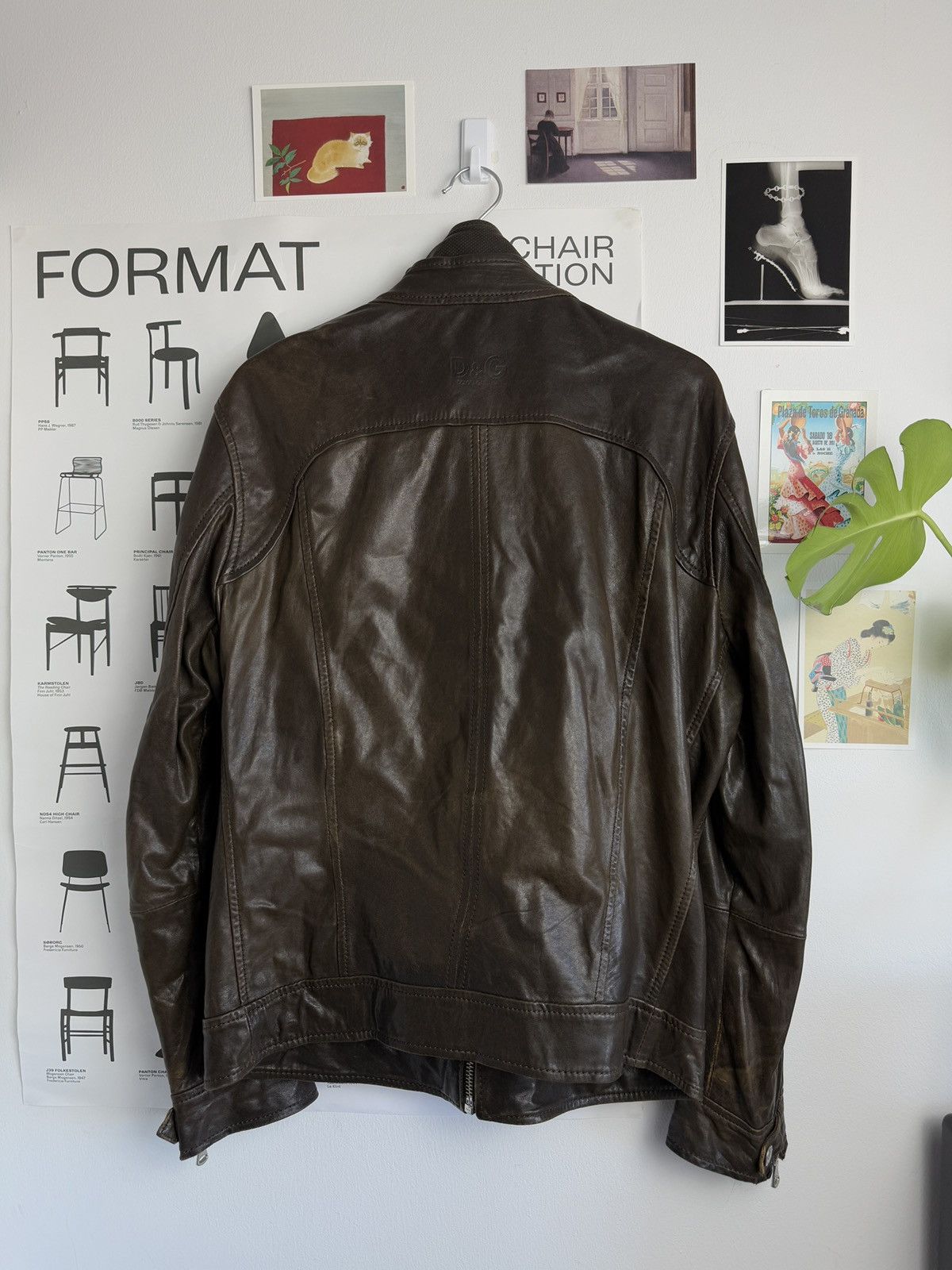 Dolce & Gabbana Vintage Dolce & Gabbana moto biker leather jacket 52 L rare Size US L / EU 52-54 / 3 - 2 Thumbnail