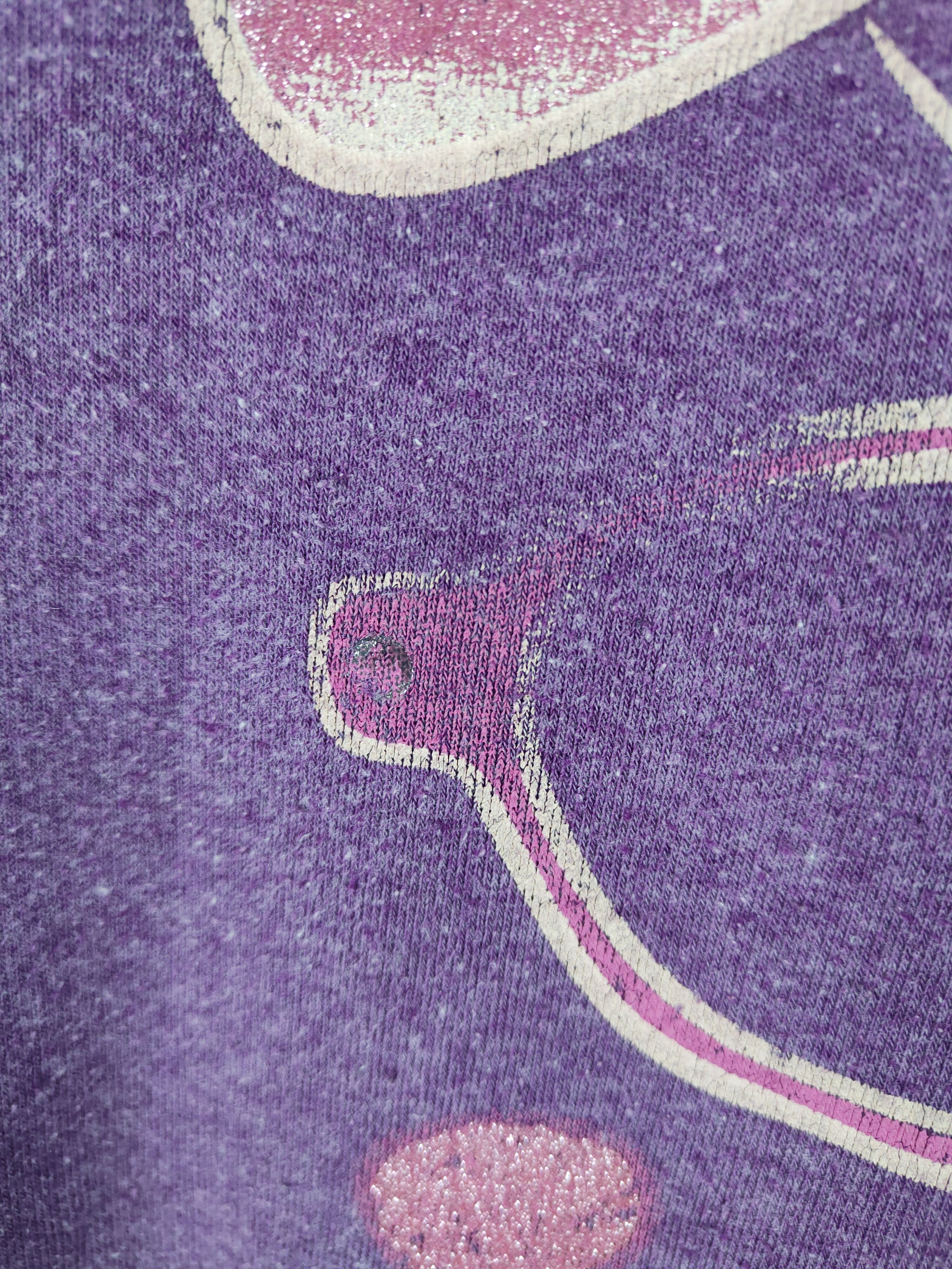 Cartoon Network Disney Purple big face Minnie Sweatshirts #S2582 Size S / US 4 / IT 40 - 4 Thumbnail