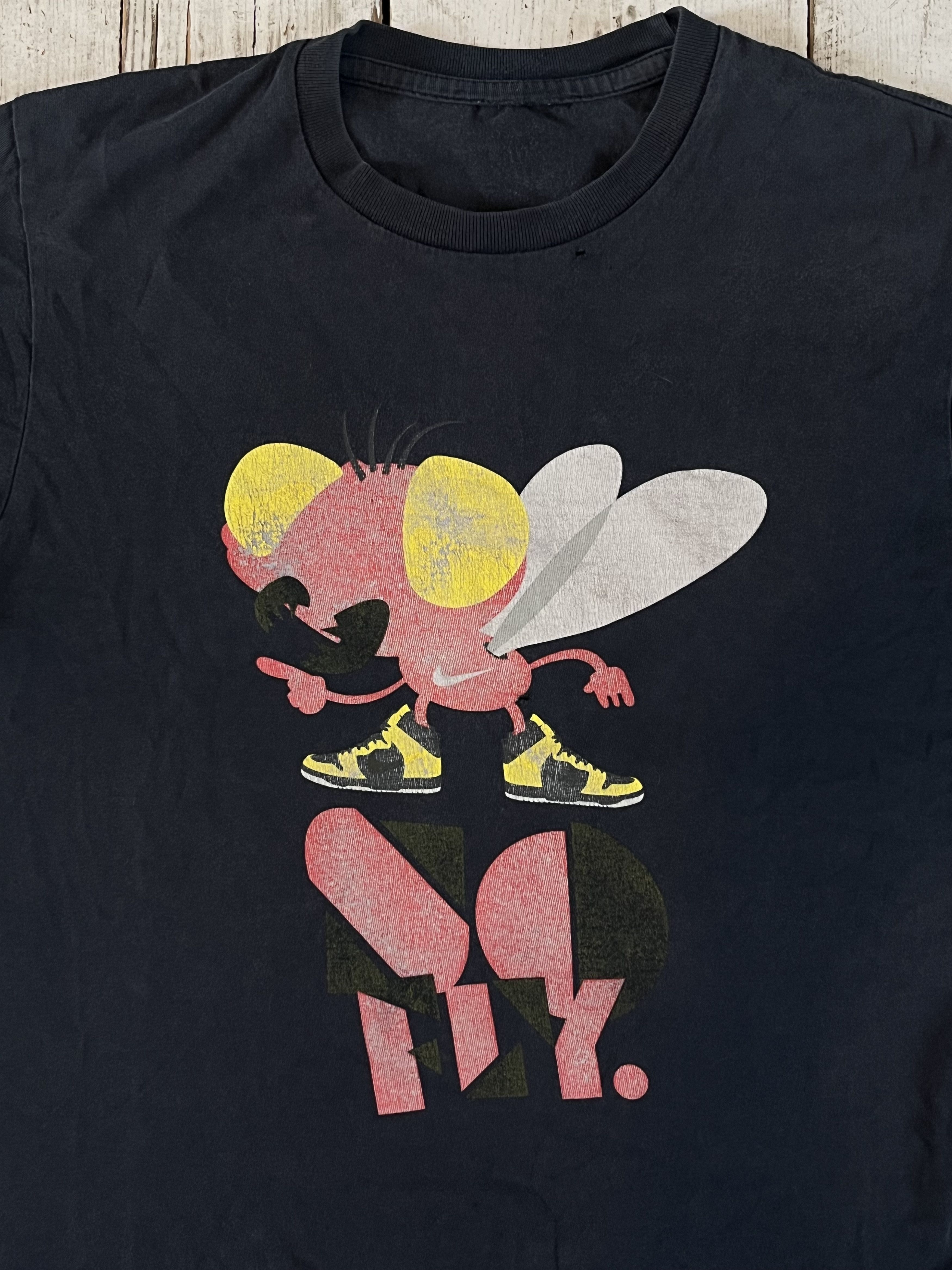 Nike × Vintage Vintage Nike Black So Fly Kapitan Bomba Size US M / EU 48-50 / 2 - 3 Thumbnail