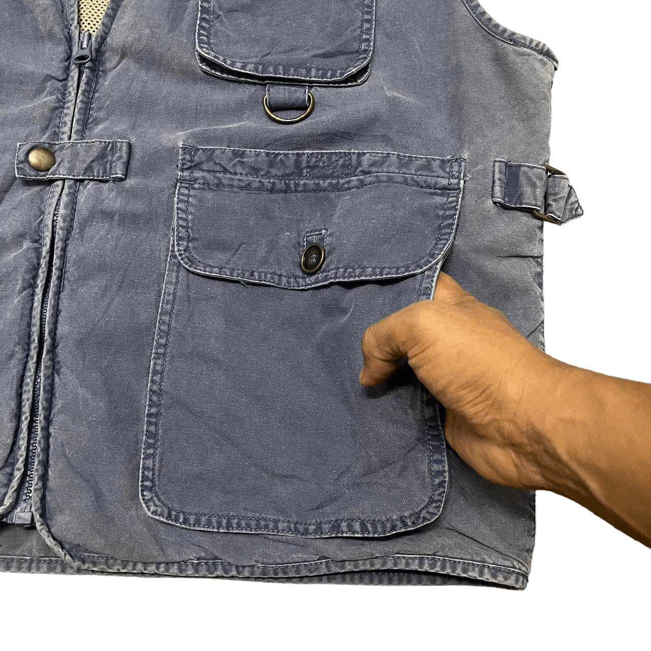 Woolrich Woolen Mills Vintage Woolrich Multi Pocket Utility Vest Size US L / EU 52-54 / 3 - 5 Thumbnail