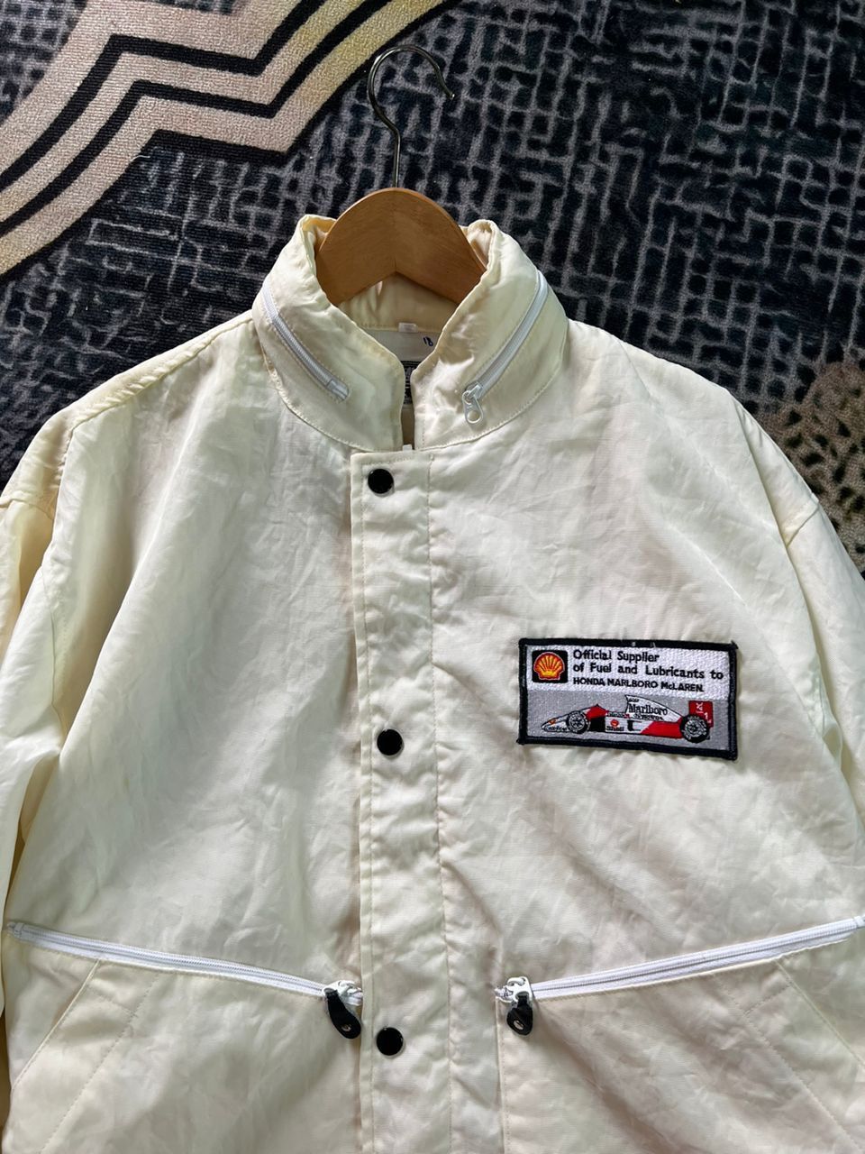 Other Vintage Shell McLaren Formula 1 Bomber Jacket Size US M / EU 48-50 / 2 - 4 Thumbnail