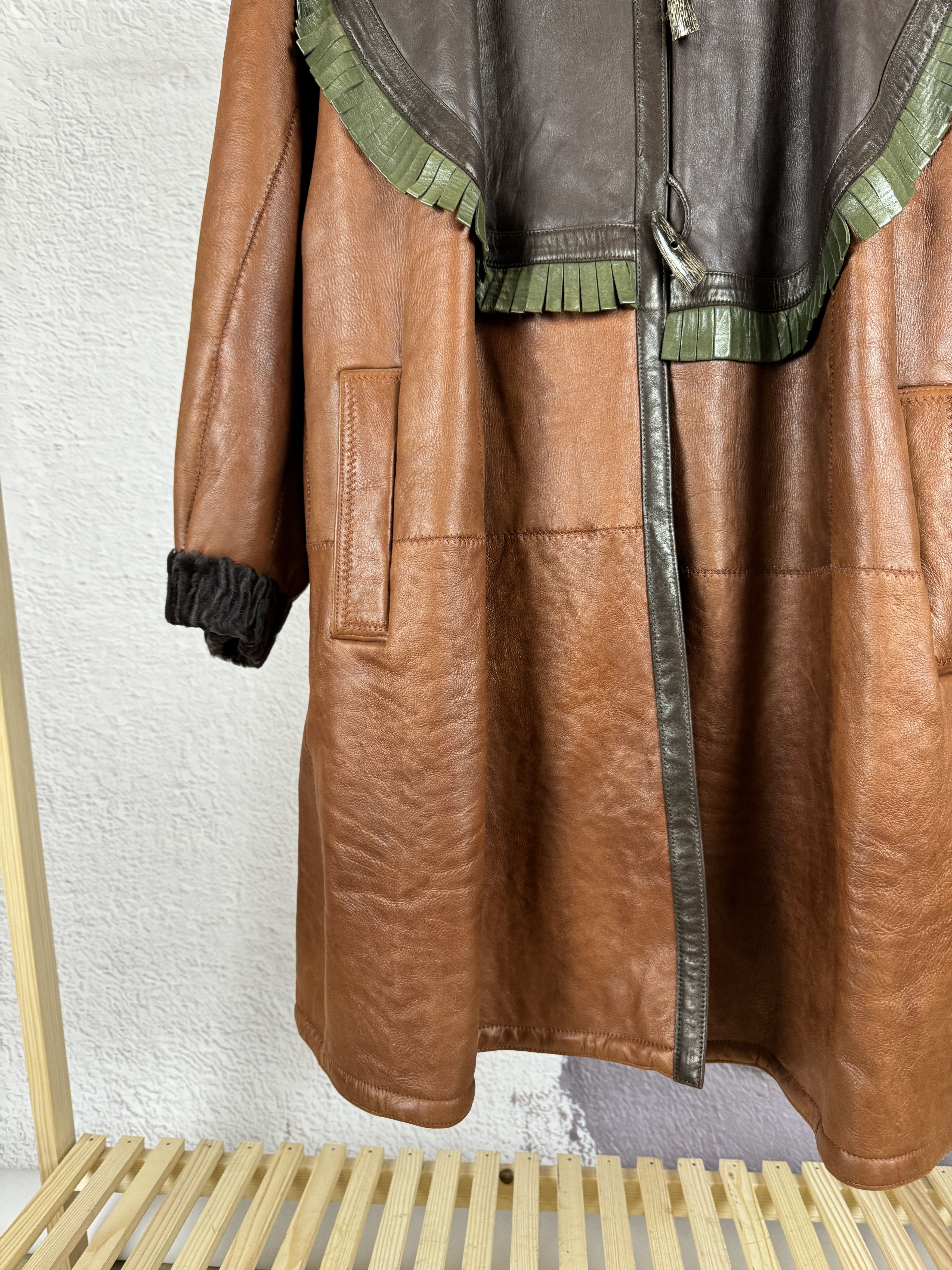 Yves Saint Laurent Yves Saint Laurent fourrures vintage 80s leather fur coat Size M / US 6-8 / IT 42-44 - 8 Thumbnail