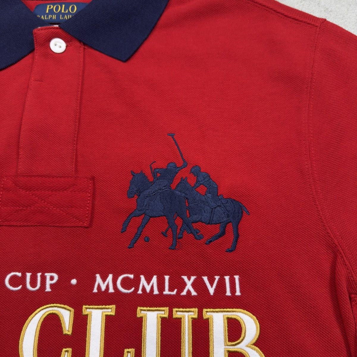 Ralph Lauren Ralph Lauren PRL Club Red Polo Shirt /Size M/Custom Fit Size US M / EU 48-50 / 2 - 4 Thumbnail