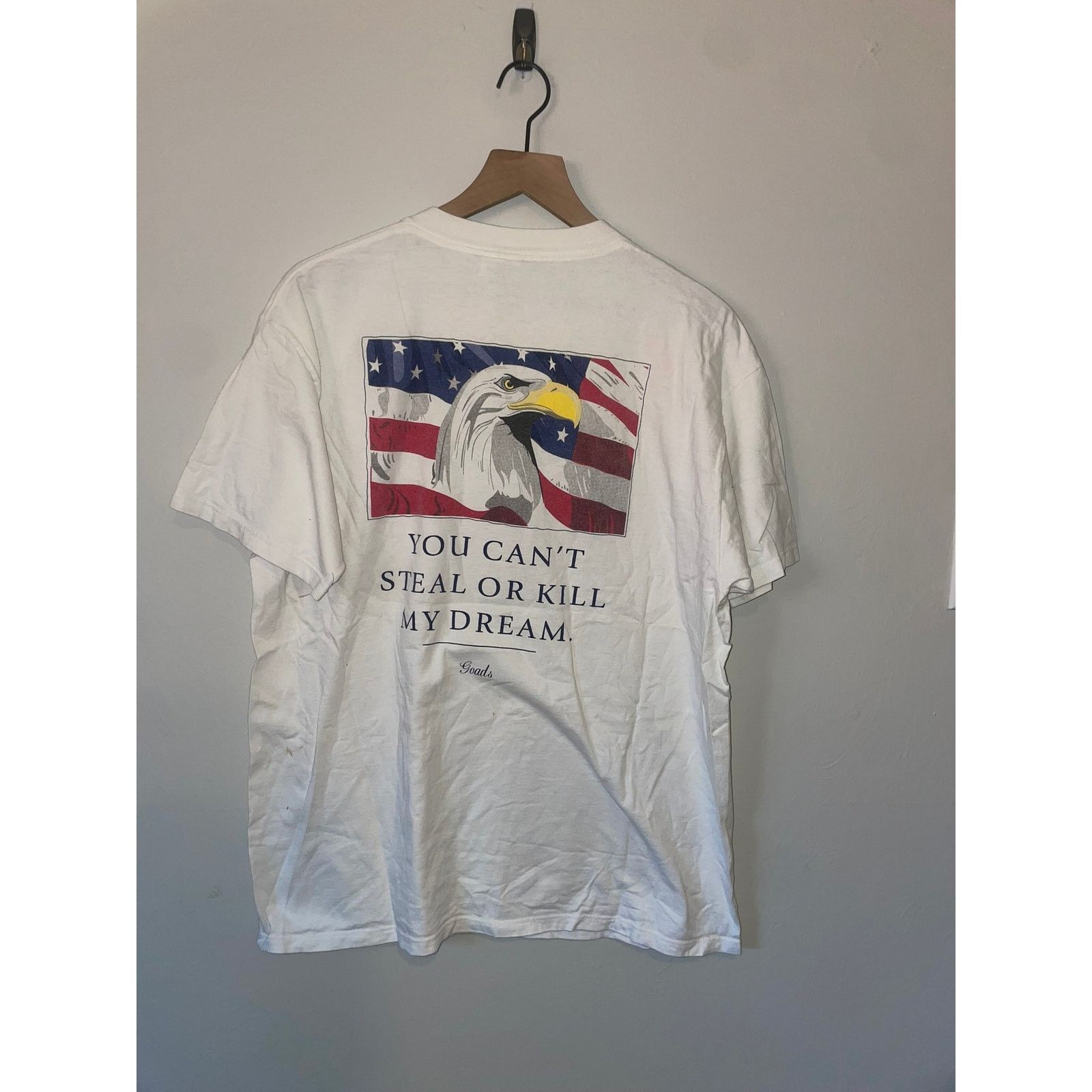 Vintage Vintage America Shirt You Can't my Dream Eagle USA Tee Size US XL / EU 56 / 4 - 7 Thumbnail
