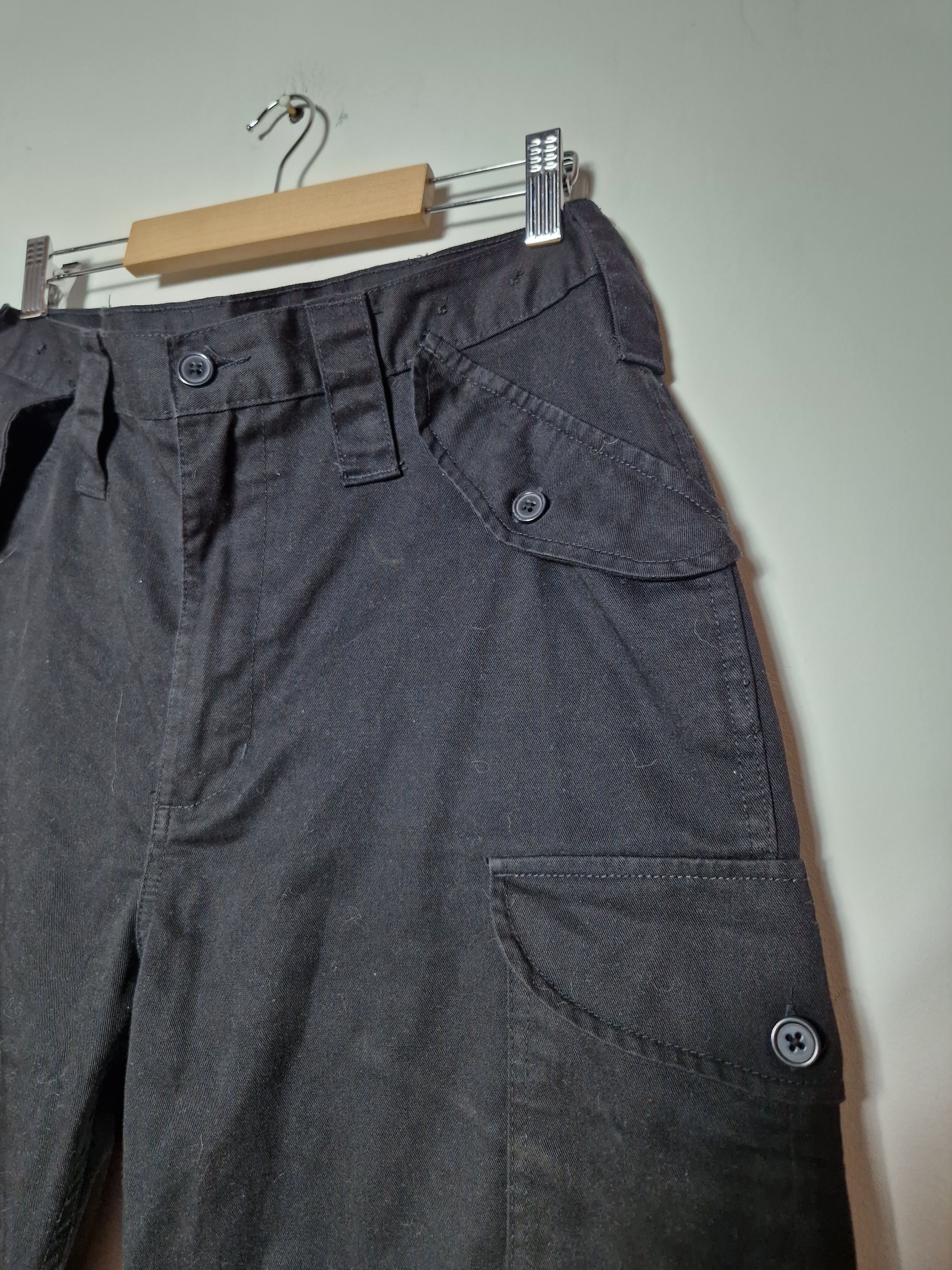 Japanese Brand × Vintage black cargo pants Size US 32 / EU 48 - 6 Thumbnail