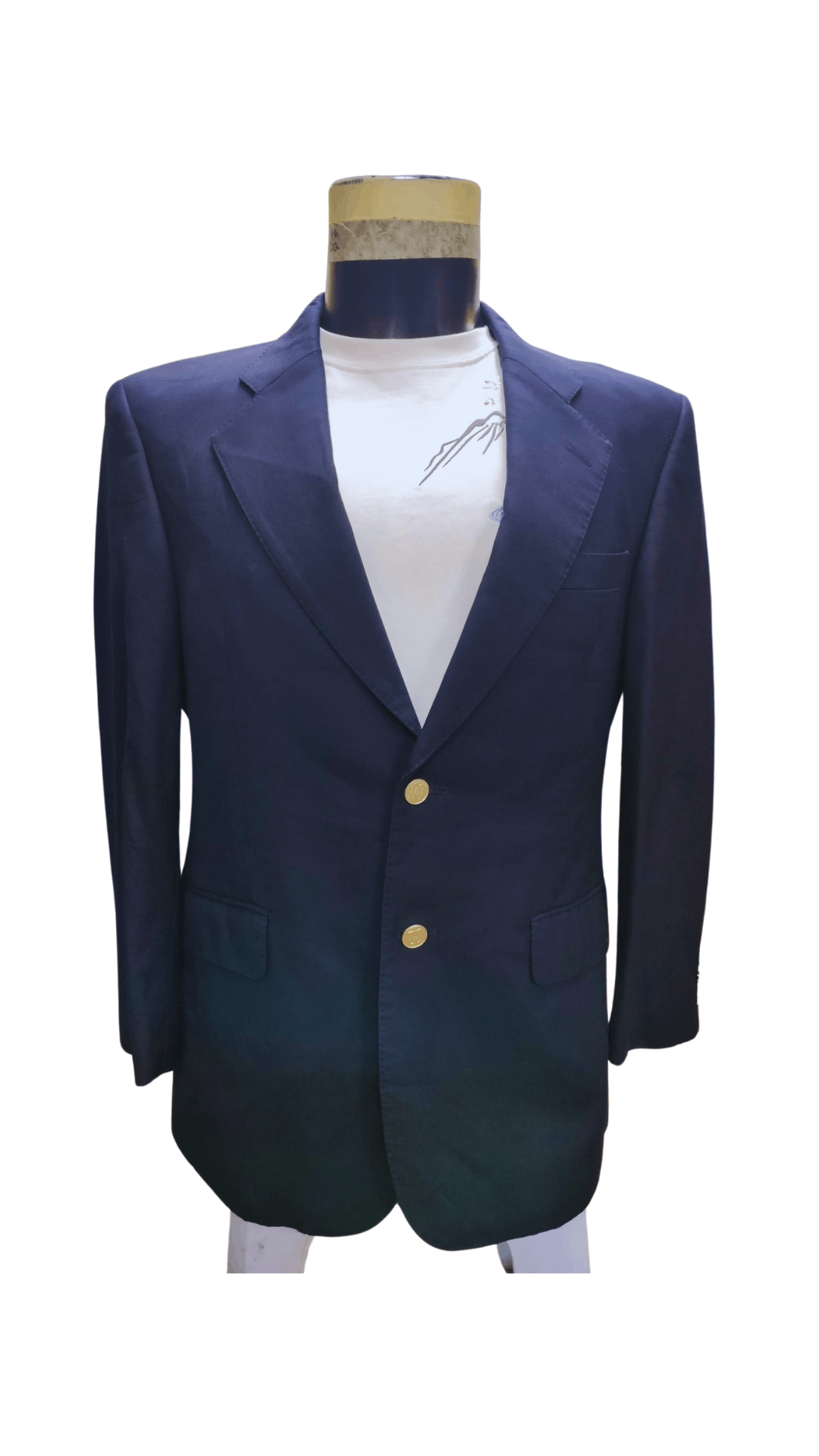 DAKS DAKS London Gold Button Blazer – British Ivy Classic (38R) Size 42R - 1 Thumbnail