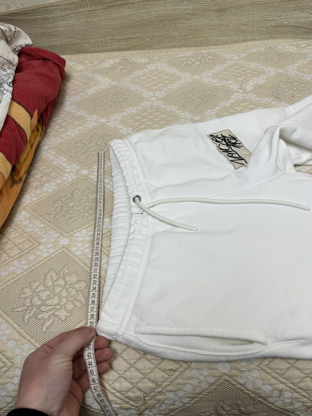 Moncler 🔥 Moncler Genius 1952 Patch Fleece Cotton Sweatpants Logo Size US 30 / EU 46 - 9 Thumbnail