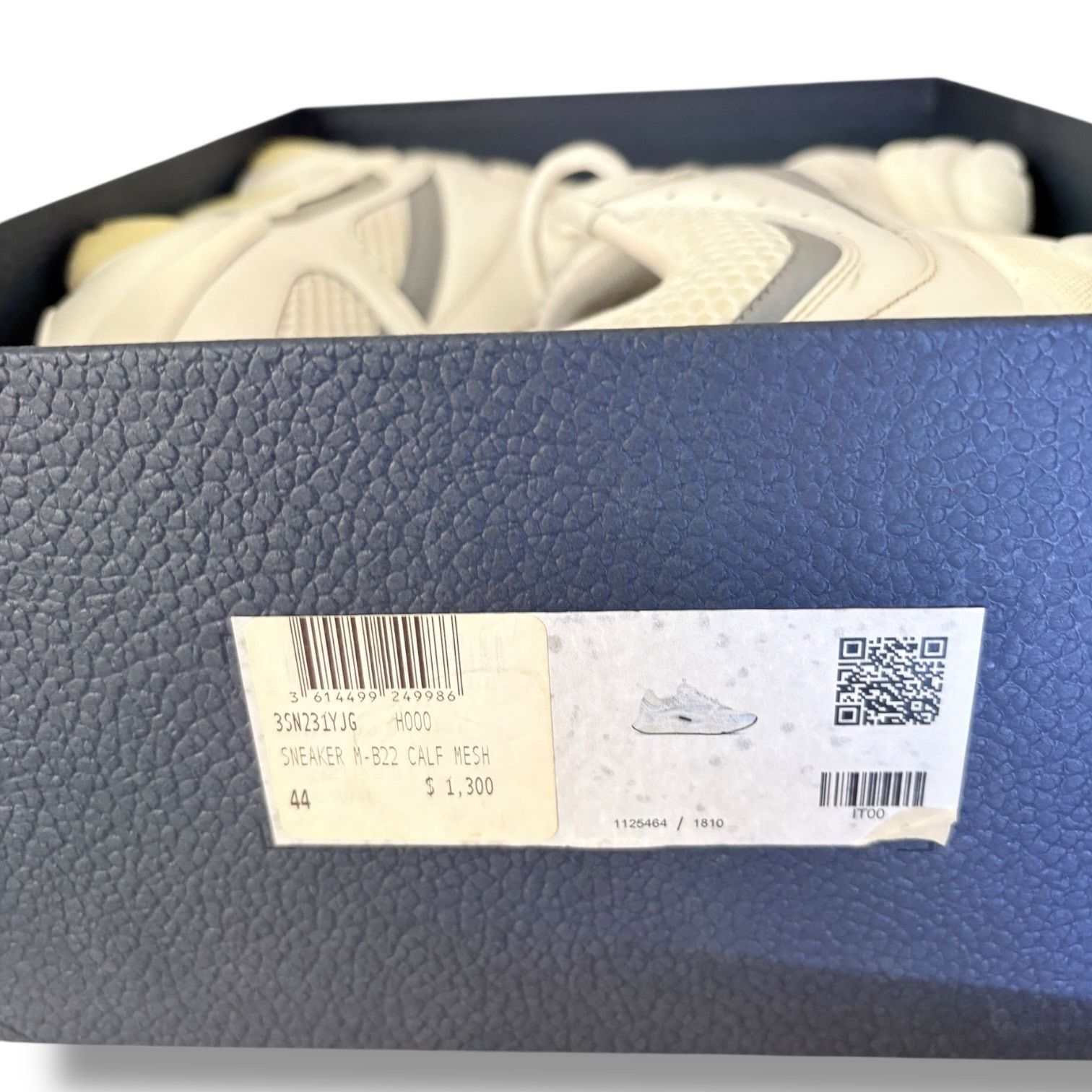 Dior Dior B22 Reflective Low Top White Sneakers | Size 44 (11US) Size US 11 / EU 44 - 9 Thumbnail