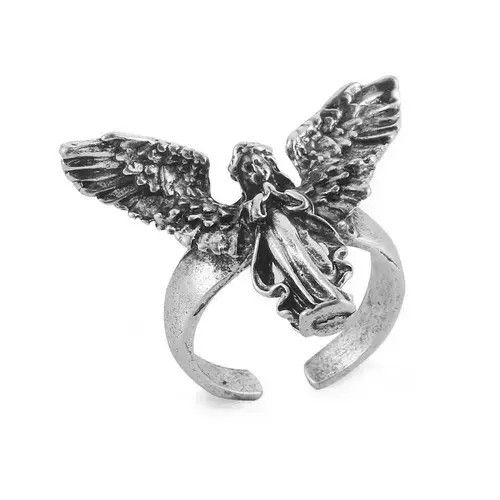 L.E.I. Vintage Grunge Open Ring Angel Prying Size ONE SIZE - 3 Thumbnail
