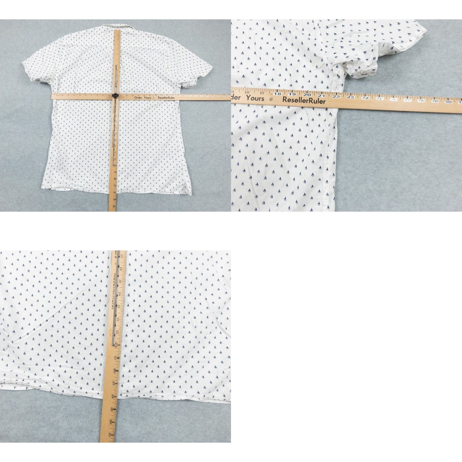 Barbour Barbour White Short Sleeve Button-Up Shirt Men's Medium Collared Preppy Size US M / EU 48-50 / 2 - 8 Thumbnail