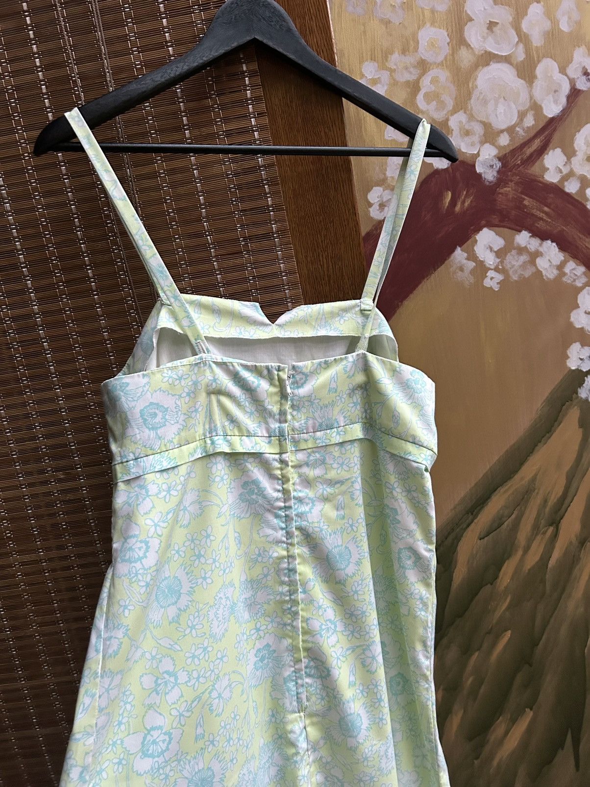 Lilly Pulitzer 60s Liza by Lilly Pulitzer Floral Sleeveless Dress Green Size S / US 4 / IT 40 - 4 Thumbnail