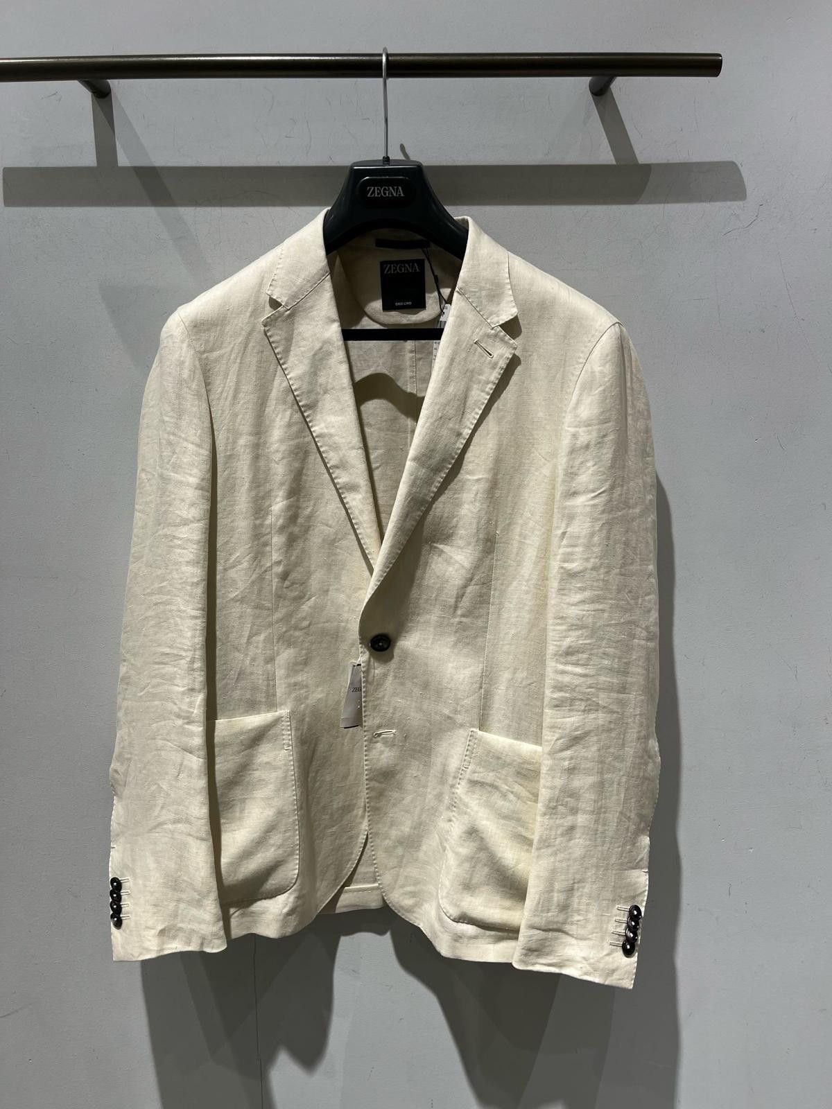 Ermenegildo Zegna o1s1rm0325 R773529A7 Jacket in Off White Size US M / EU 48-50 / 2 - 1 Preview