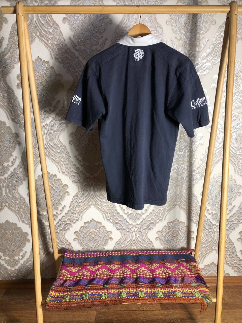 Cotton Traders × Vintage VERY RARE COTTON TRADERS BARBARIANS RETRO RUGBY JERSEY 90s Size US S / EU 44-46 / 1 - 5 Thumbnail