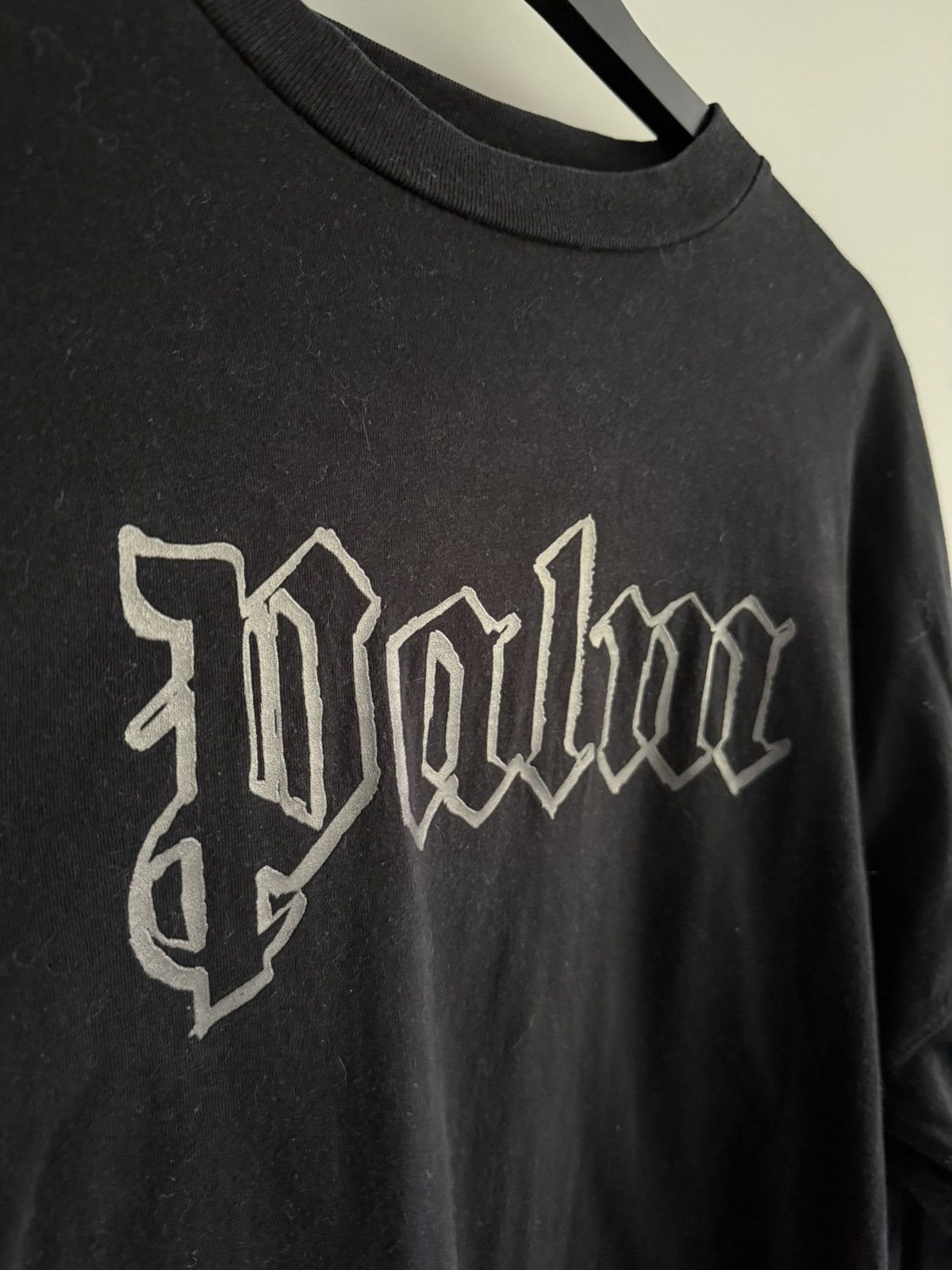 Palm Angels Palm Angels Black Metal Logo Longsleeve T-shirt M Size US M / EU 48-50 / 2 - 5 Thumbnail