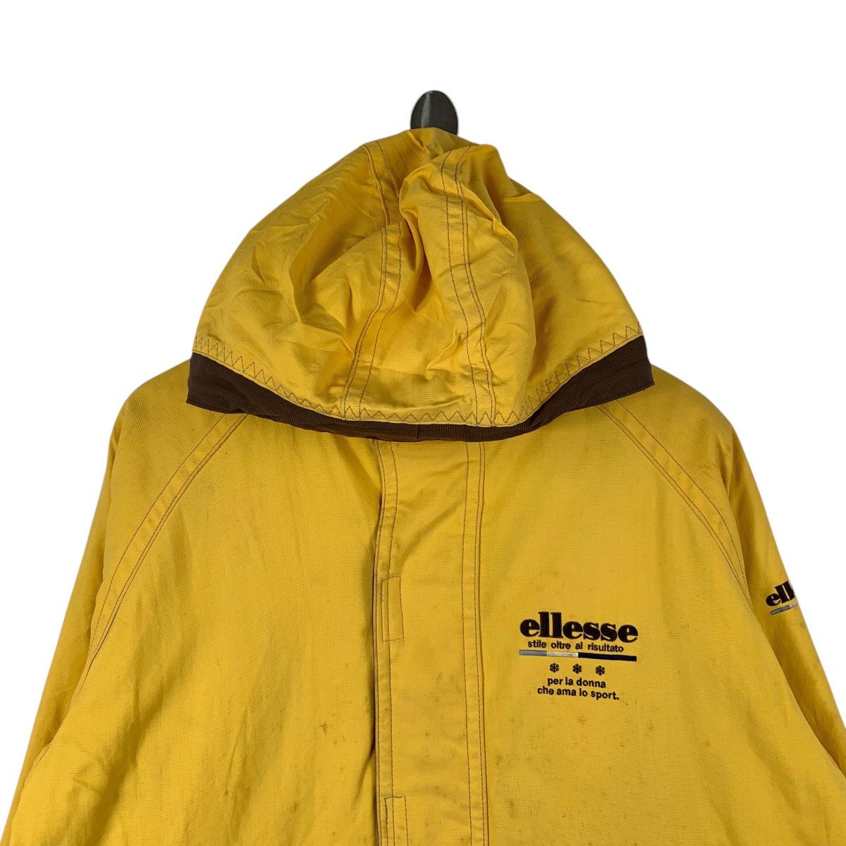 Ellesse × Vintage Vintage ELLESSE Perugia Italian Sportswear Hoodie Ski Jacket Size US L / EU 52-54 / 3 - 4 Thumbnail