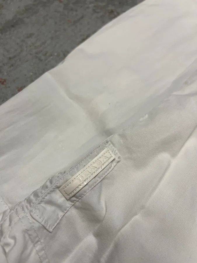 Prada × Vintage SS2010 Prada White Buttoned Mao Shirt Size US M / EU 48-50 / 2 - 5 Thumbnail