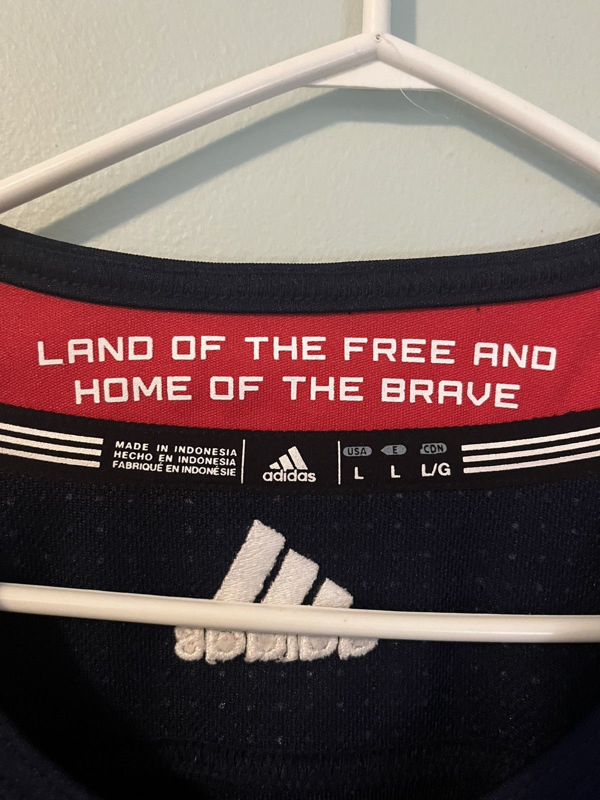 Adidas 2016 Team USA Adidas Jersey Size US L / EU 52-54 / 3 - 7 Thumbnail